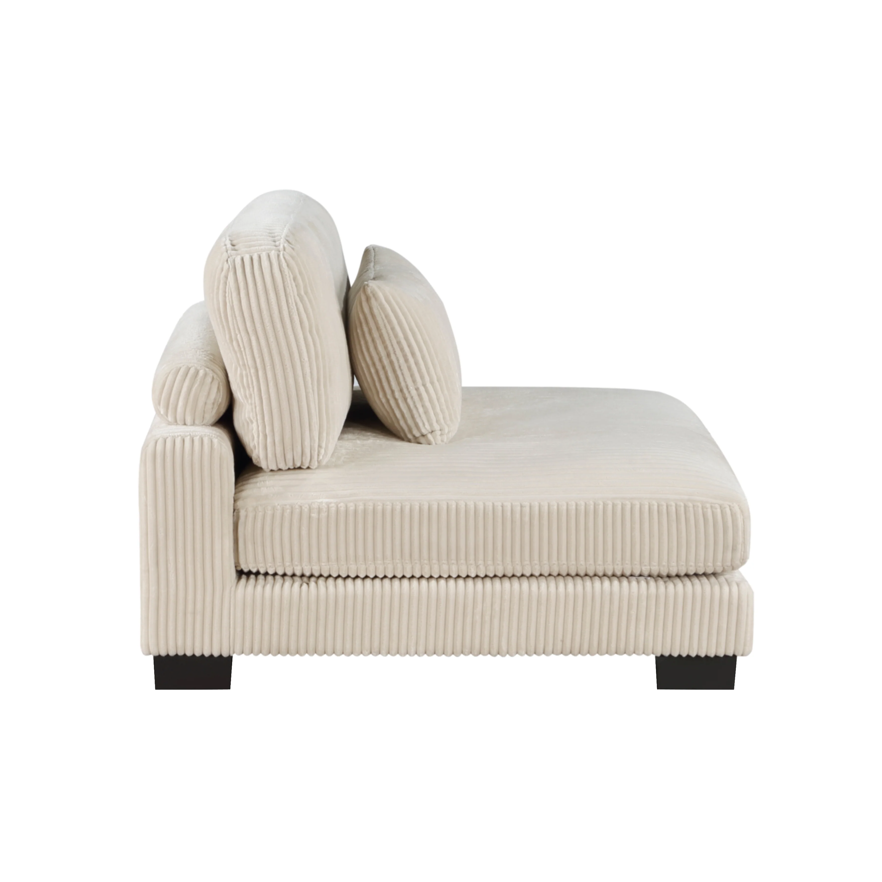 Traverse Beige 7-Piece Modular Sectional with Reversible Chaise and Ottoman - Image 2