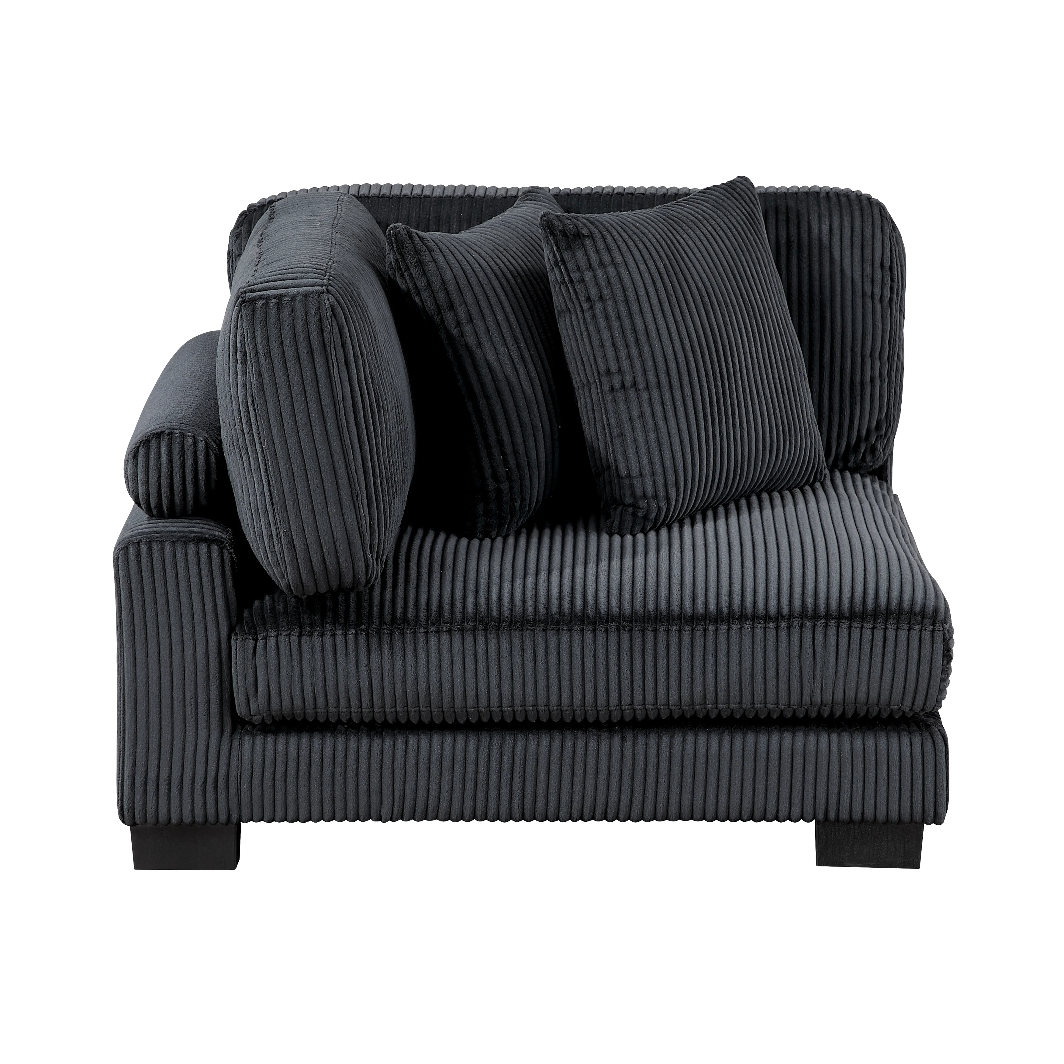 Traverse Black 5-Piece Modular Sectional - Image 5
