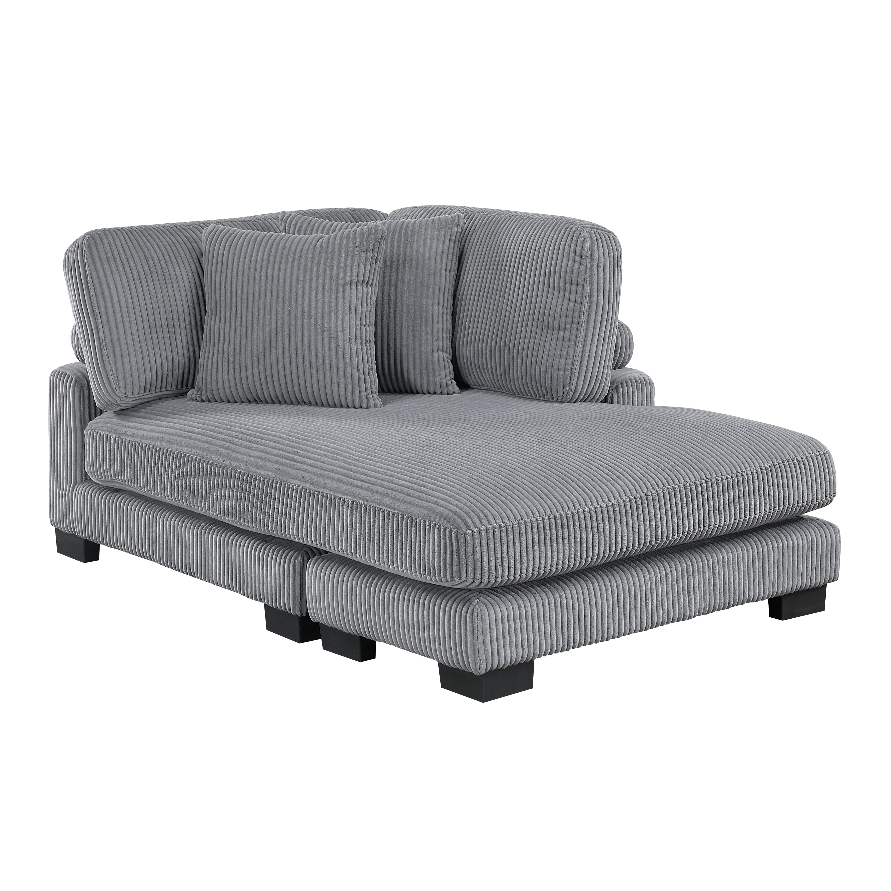 Traverse Gray 2-Piece Chaise Lounge - Image 5