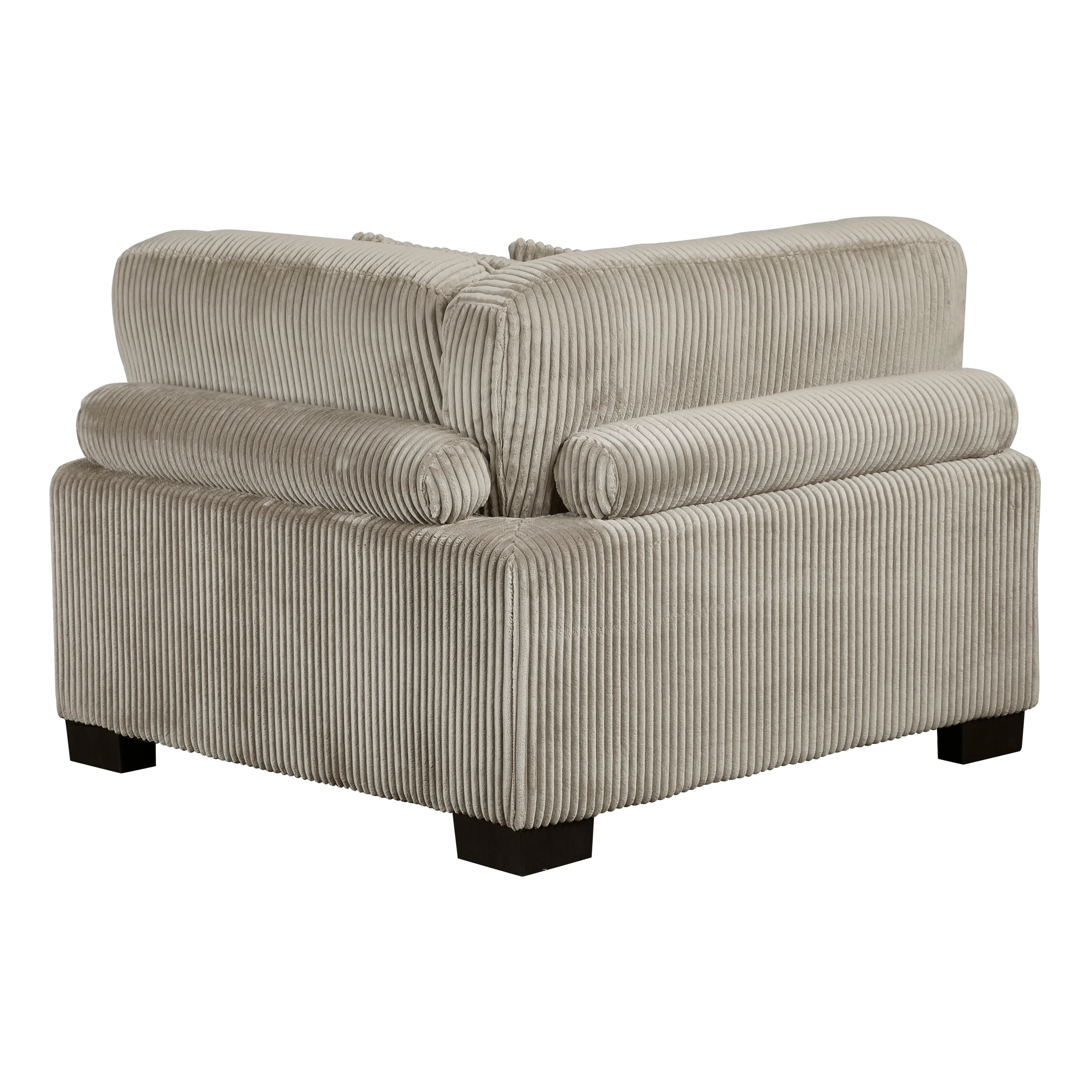 Traverse Taupe 7-Piece Modular Sectional with Reversible Chaise and Ottoman - Image 4