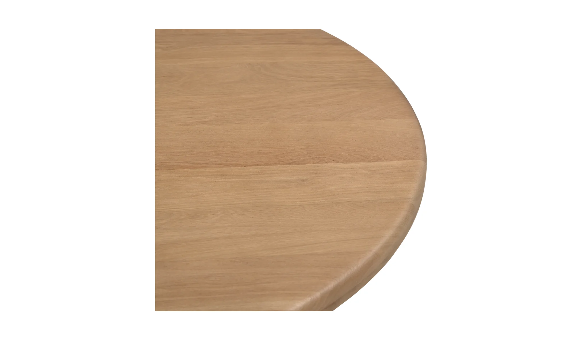 Treccia Oak Round Coffee Table Oak - Image 9