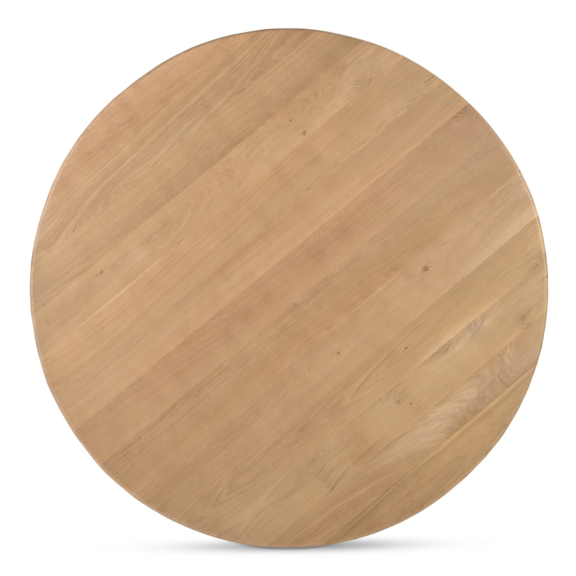 Treccia Oak Round Dining Table - Image 4