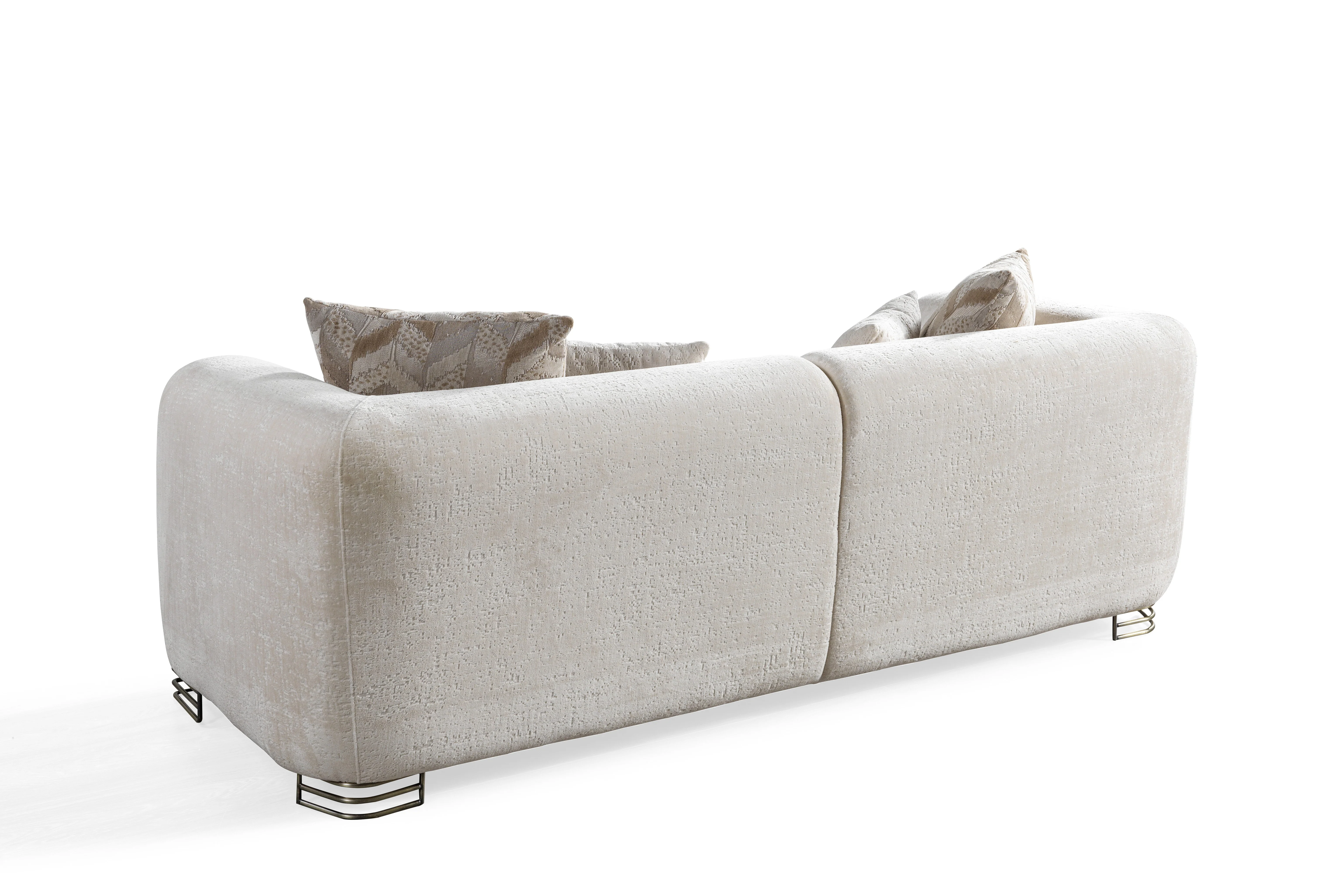 Trento Ivory Loveseat - Image 8