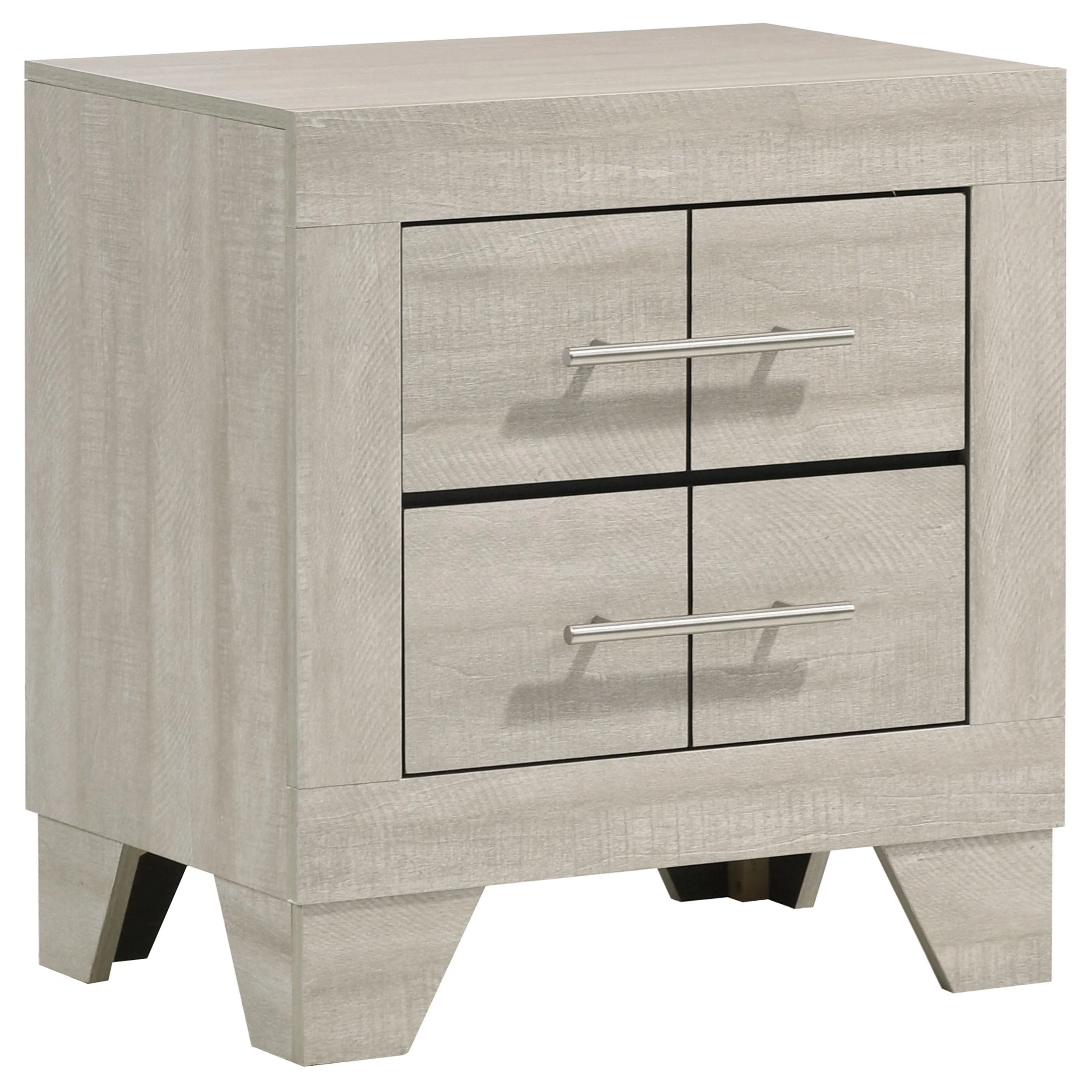 Trenton Rustic Cream 4-piece Queen Bedroom Set - Image 5