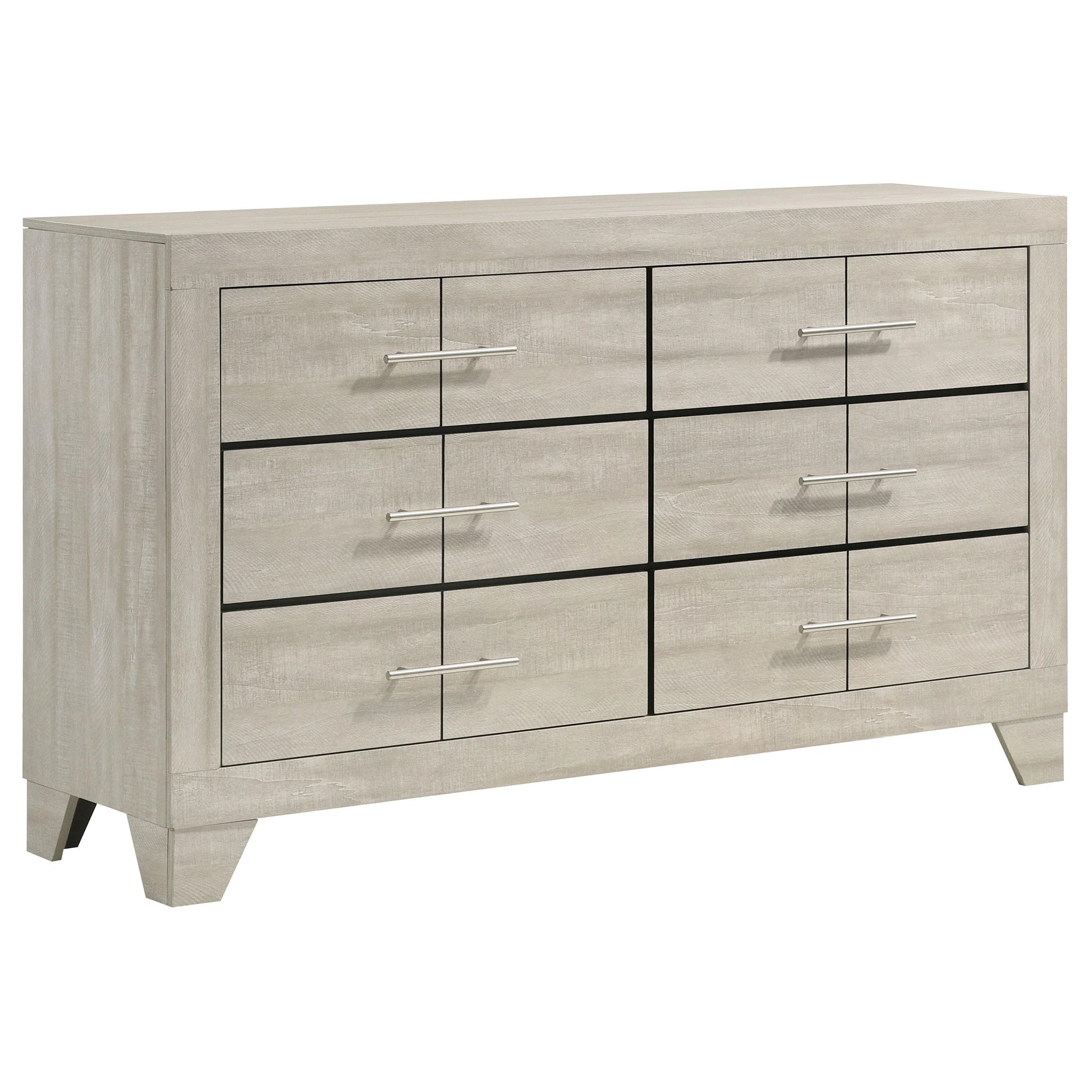 Trenton Rustic Cream 5-piece Eastern King Bedroom Set - Image 7