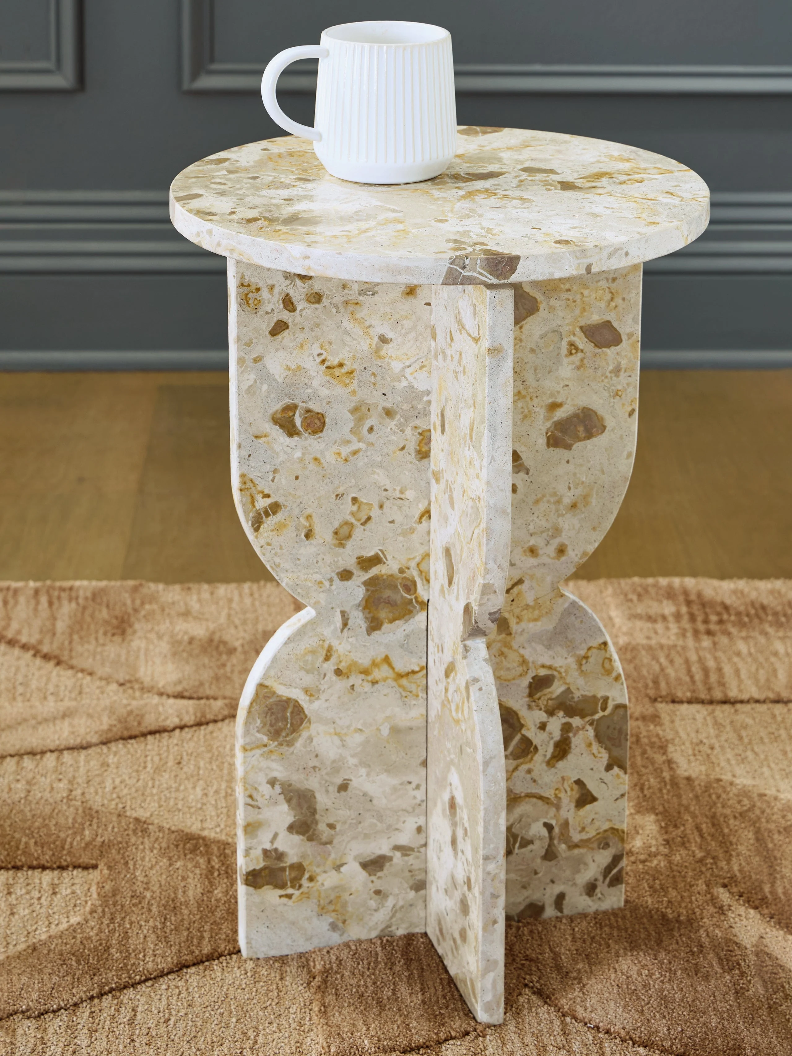 Treygan Beige Accent Table (Online Special Price) - Image 2