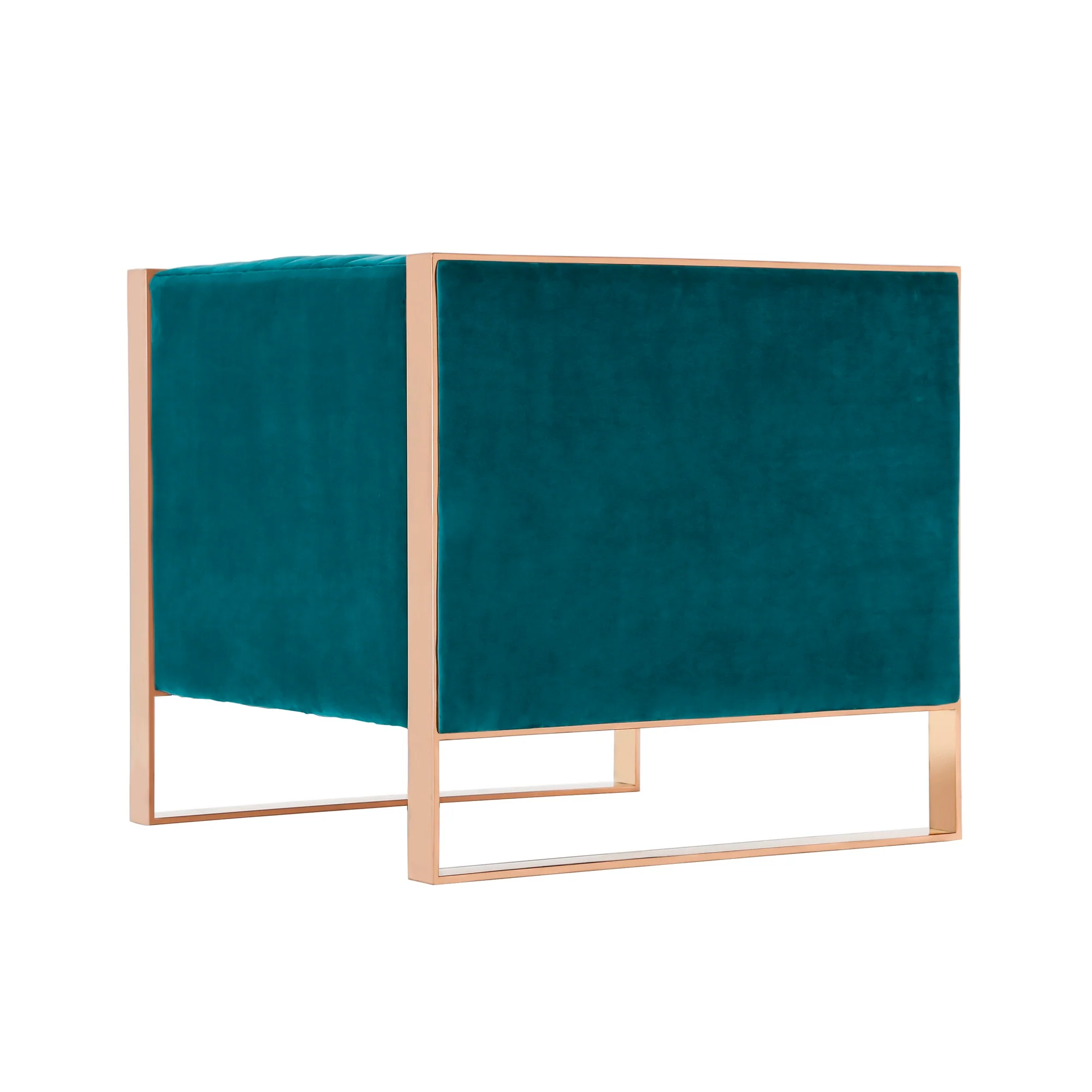 Trillium Accent Chair in Teal and Gold (set of 2) - Image 6