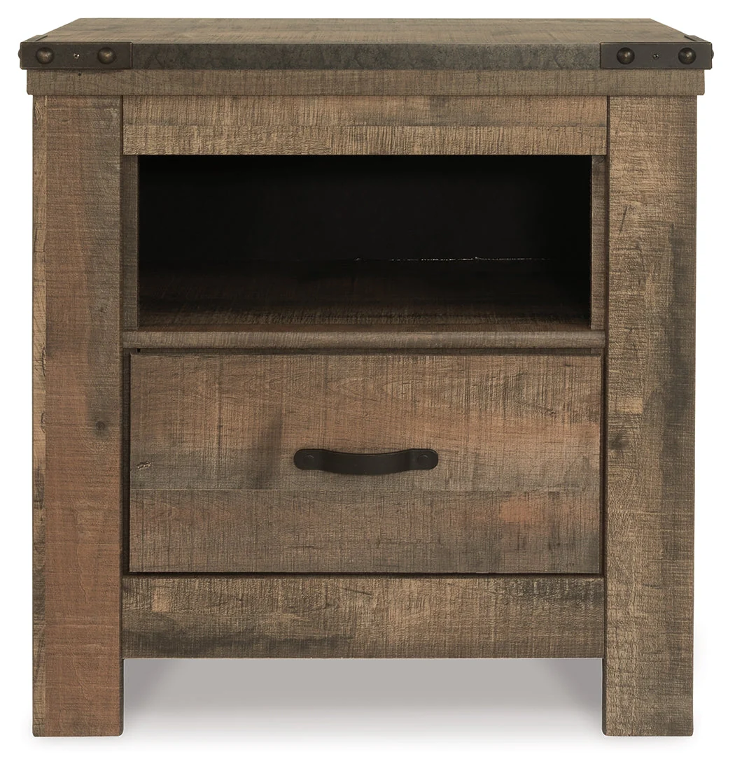Trinell Brown Queen Panel Headboard & Dresser & Mirror & Chest & Nightstand (Online Special Price) - Image 8