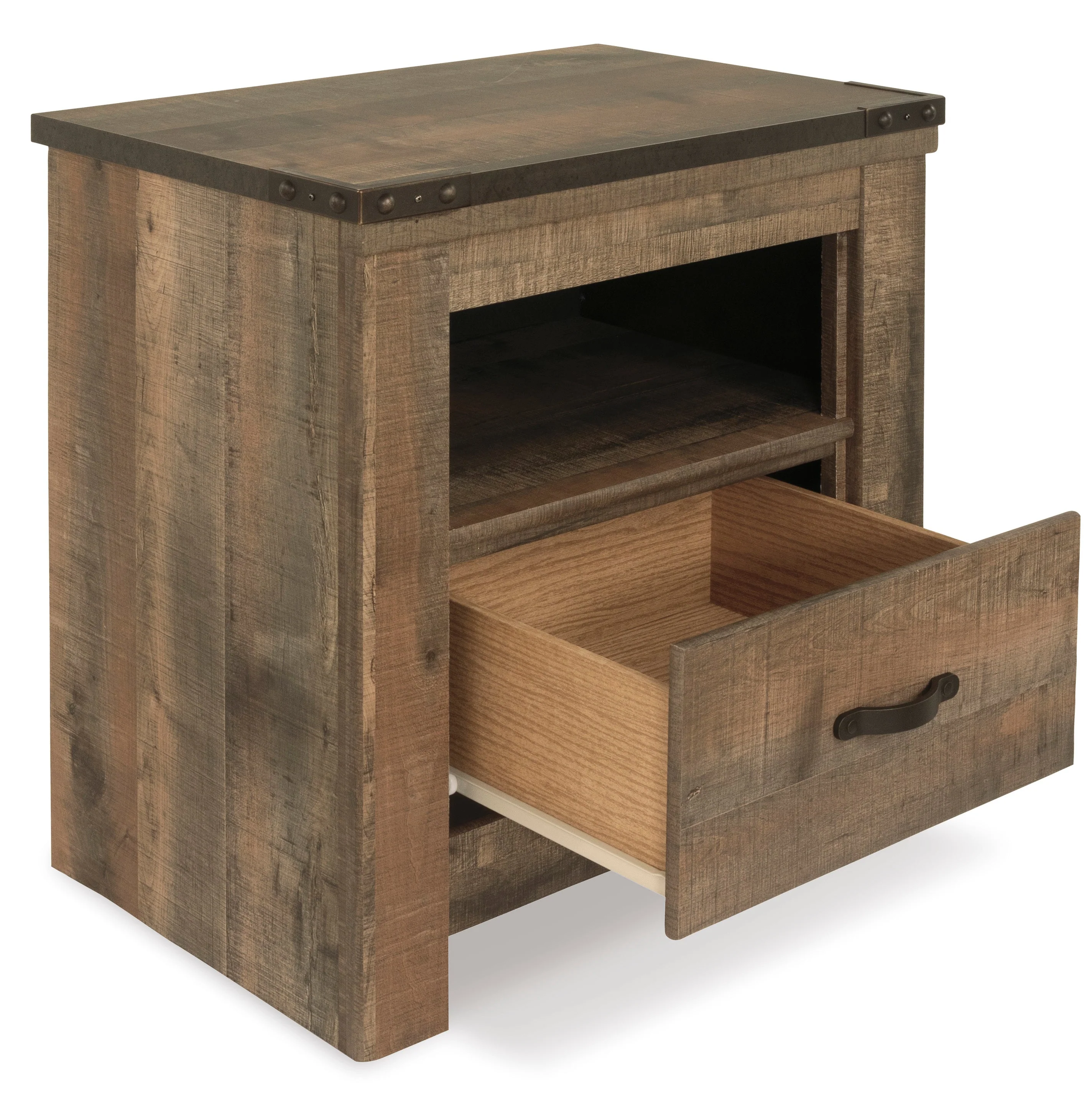 Trinell Brown Nightstand (Online Special Price) - Image 5
