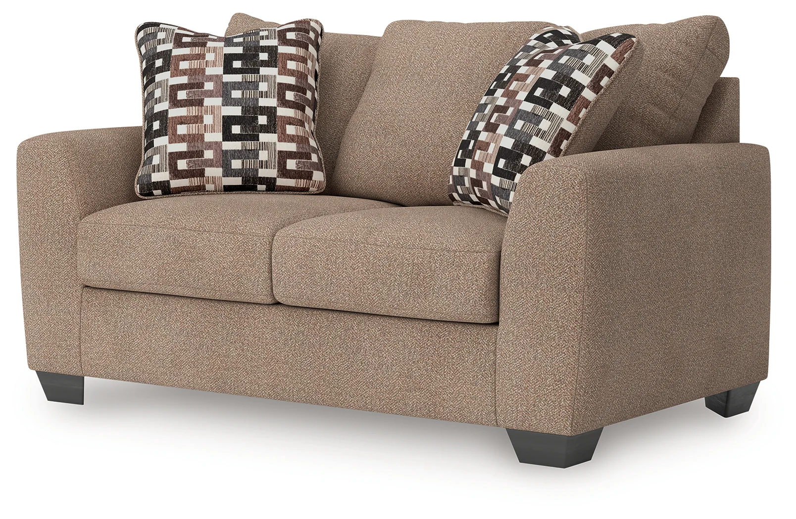 Triston-Peaks Suede Loveseat - Image 2