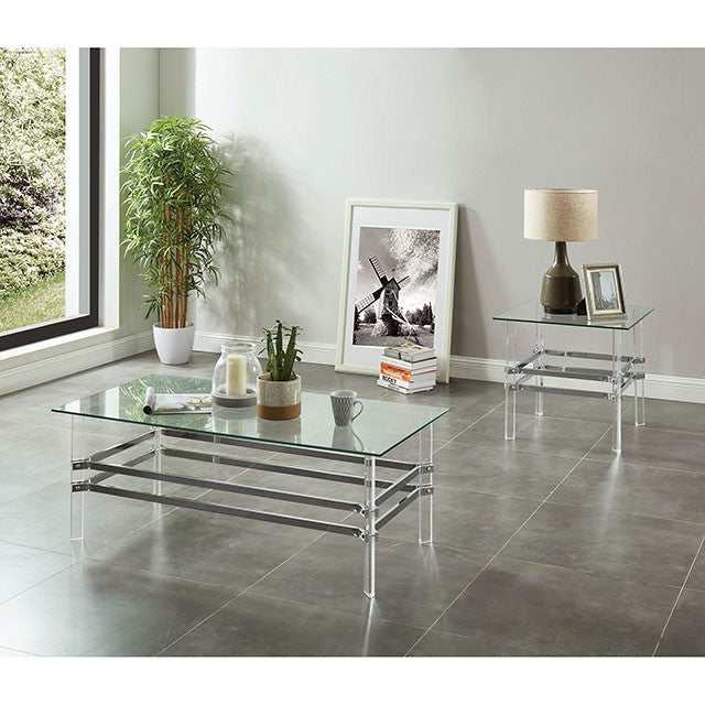 Trofa Chrome End Table - Image 2