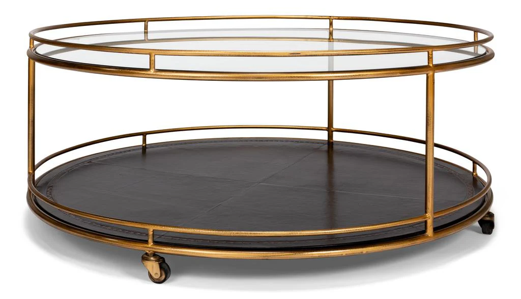 Trolley Gold Round Cocktail Table - Image 7