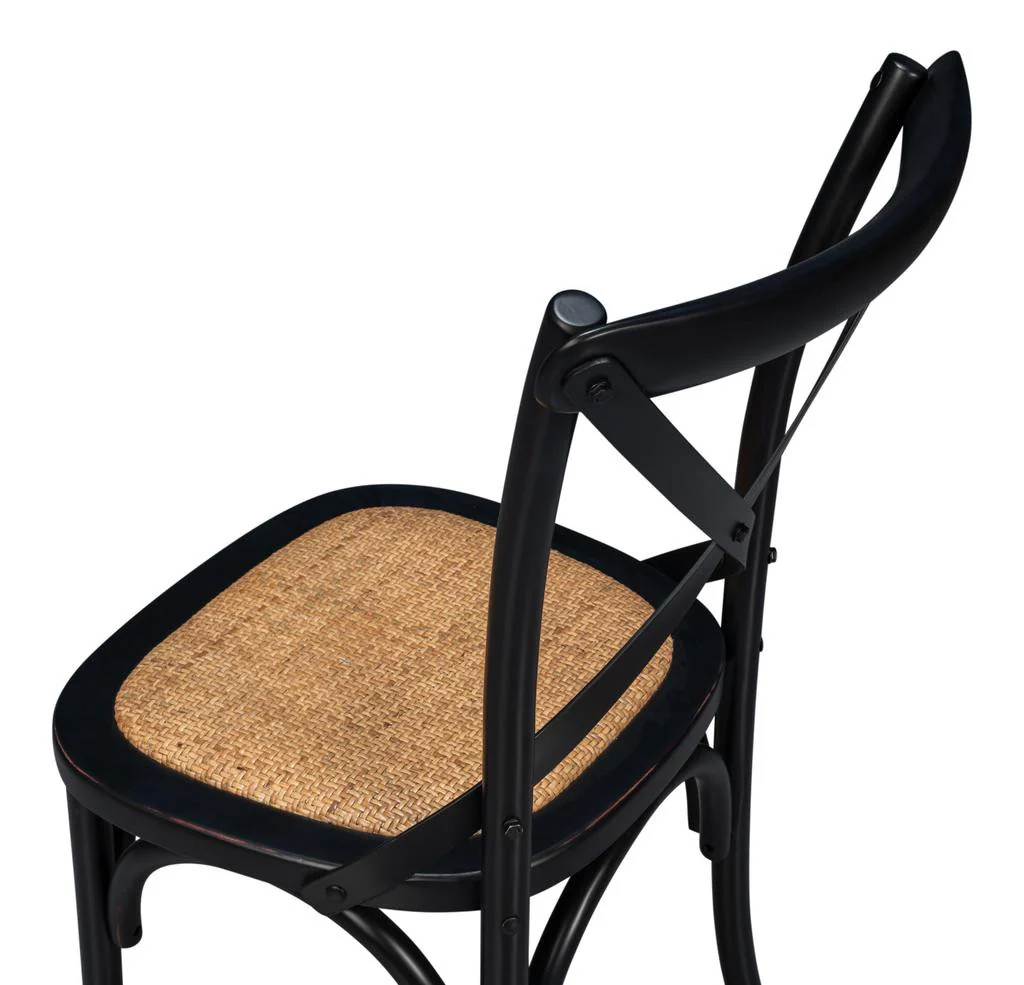 Tuileries Gardens Black Side Chair (Set of 2) - Image 6
