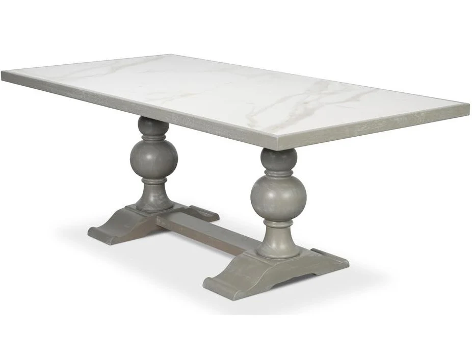 Tuscan Atelier Grey Dining Table