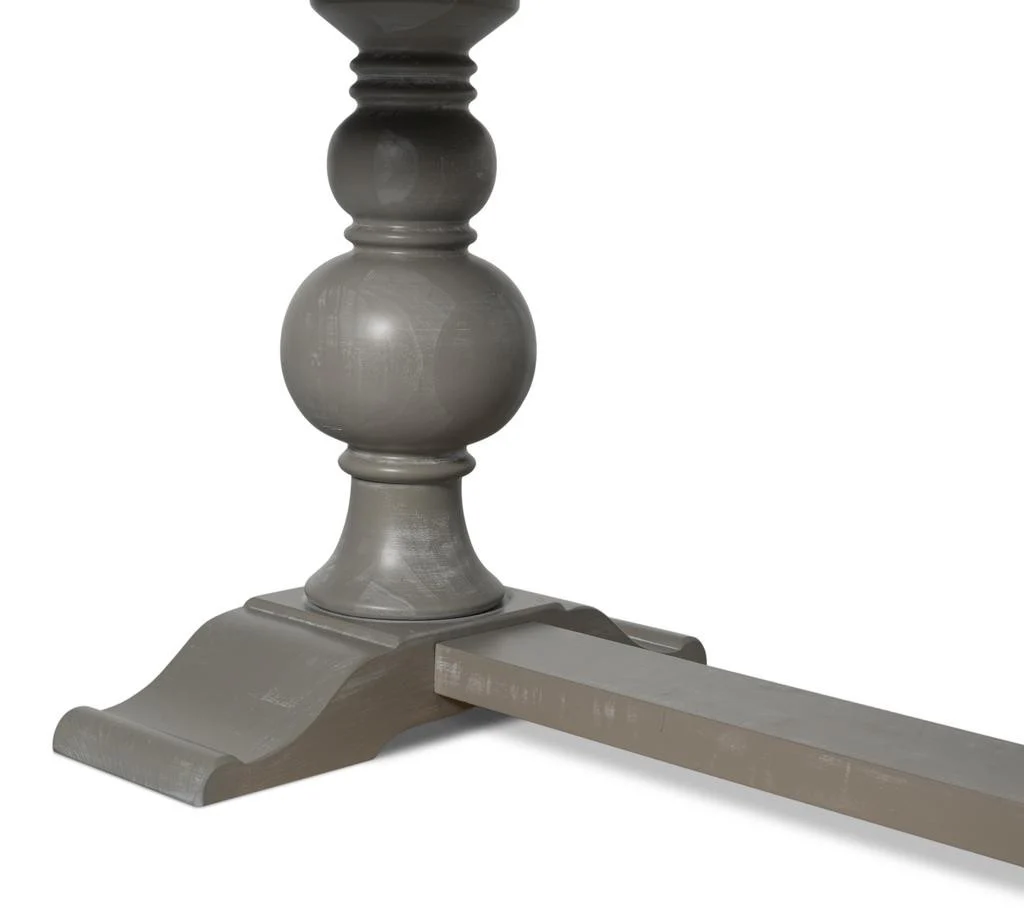 Tuscan Atelier Grey Dining Table - Image 10