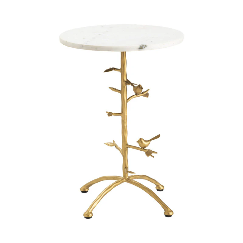 Tweety Bird White/Gold Accent Table - Image 2