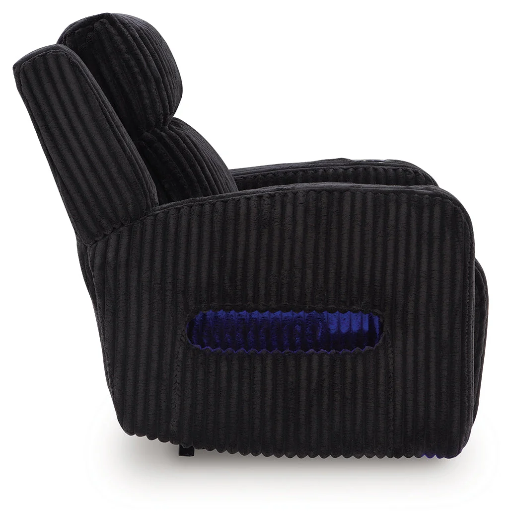 TwinBrooke Black Dual Power Recliner - Image 5