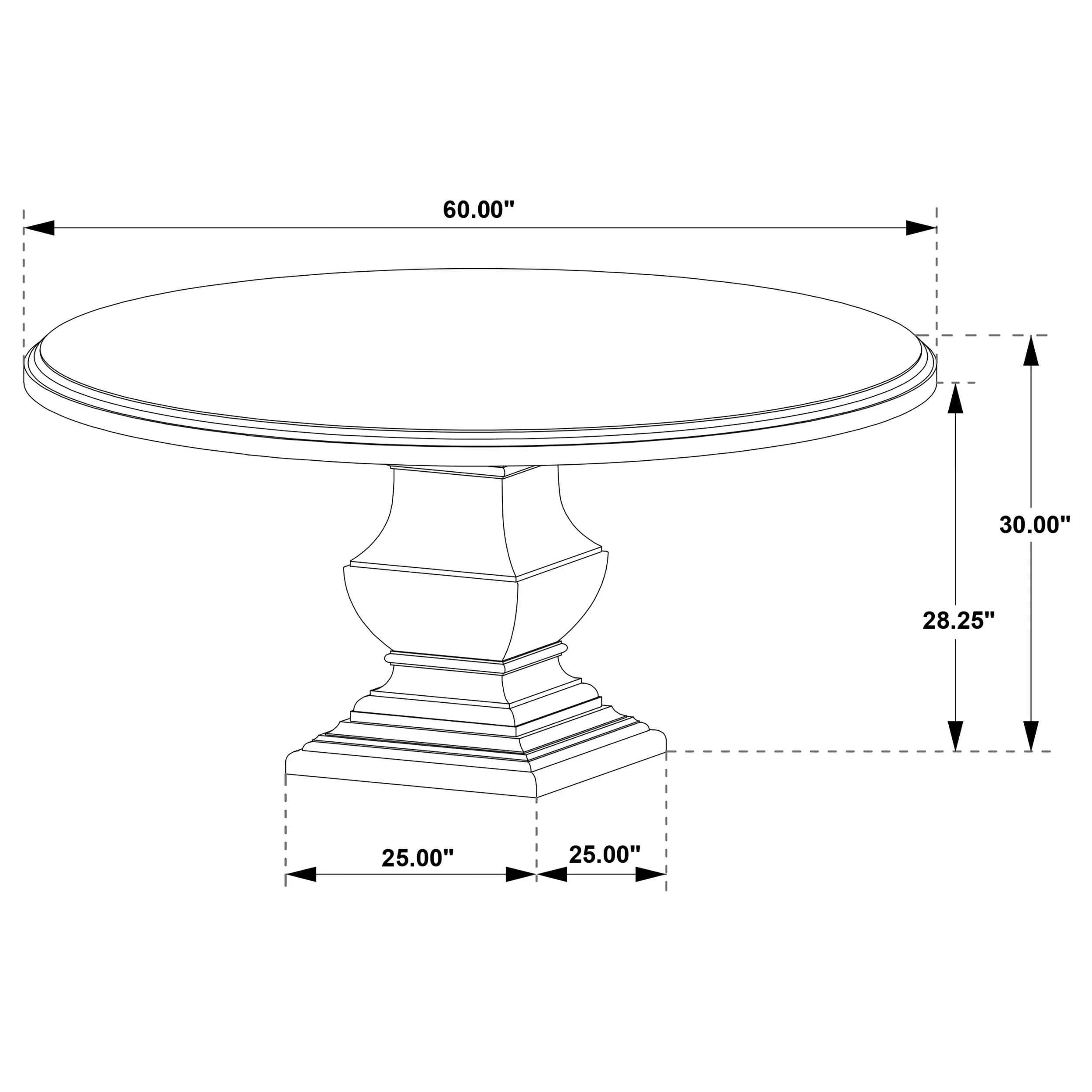 Twyla Dark Cocoa 7-piece Round Wood Dining Room Table Set - Image 12