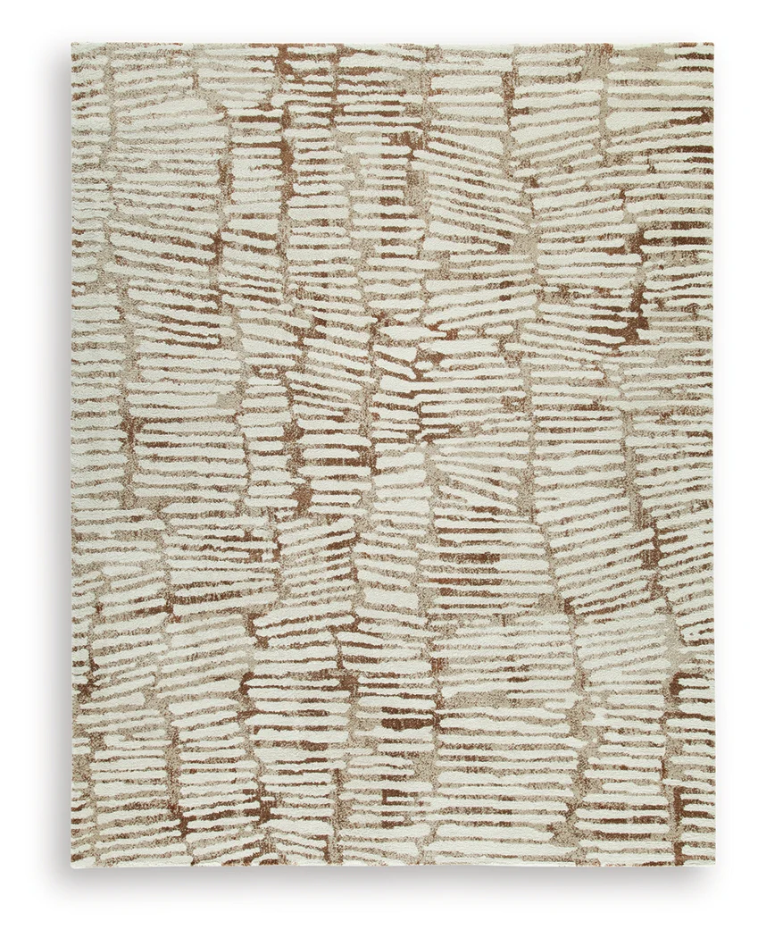Uduak Cream/Tan/Rust Large Rug (Online Special Price) - Image 2
