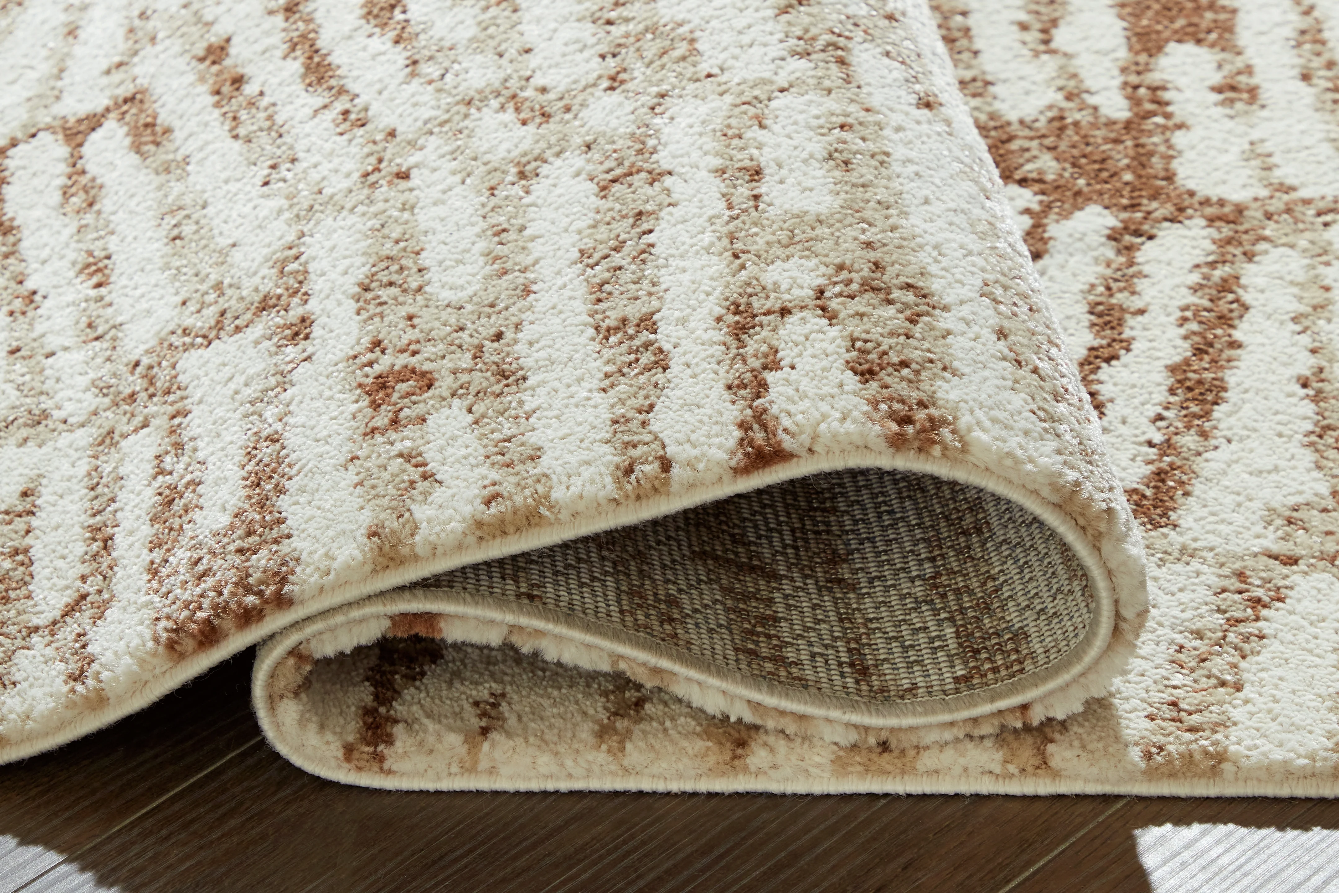 Uduak Cream/Tan/Rust Large Rug (Online Special Price) - Image 4