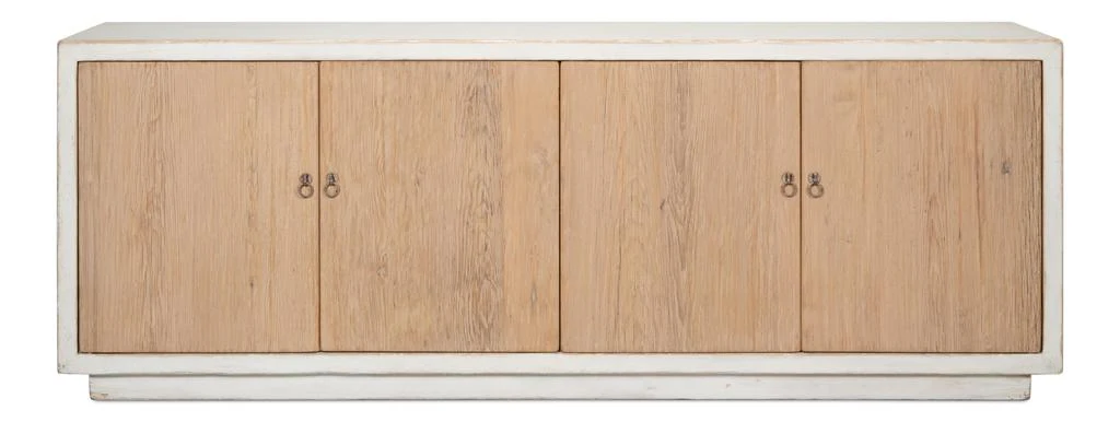 Urban Form White/Natural Modern Sideboard - Image 2