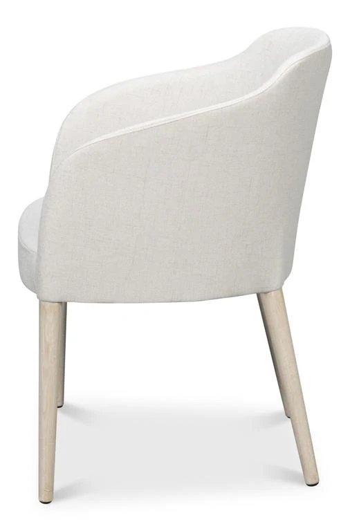 Urban Lounge White Occasional Contemporary Chair - Image 2