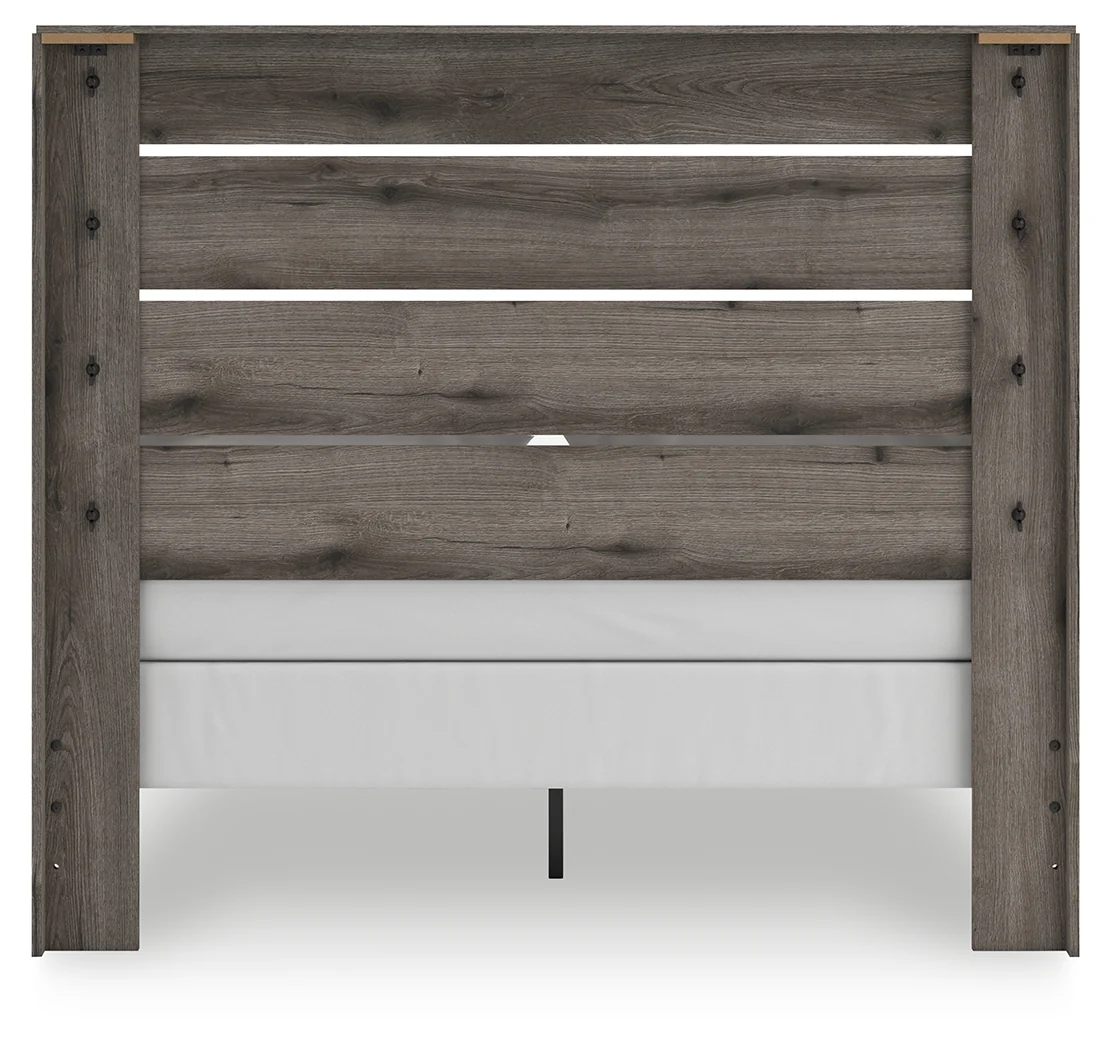 Urbanoore Brown Gray Queen Panel Bed - Image 6