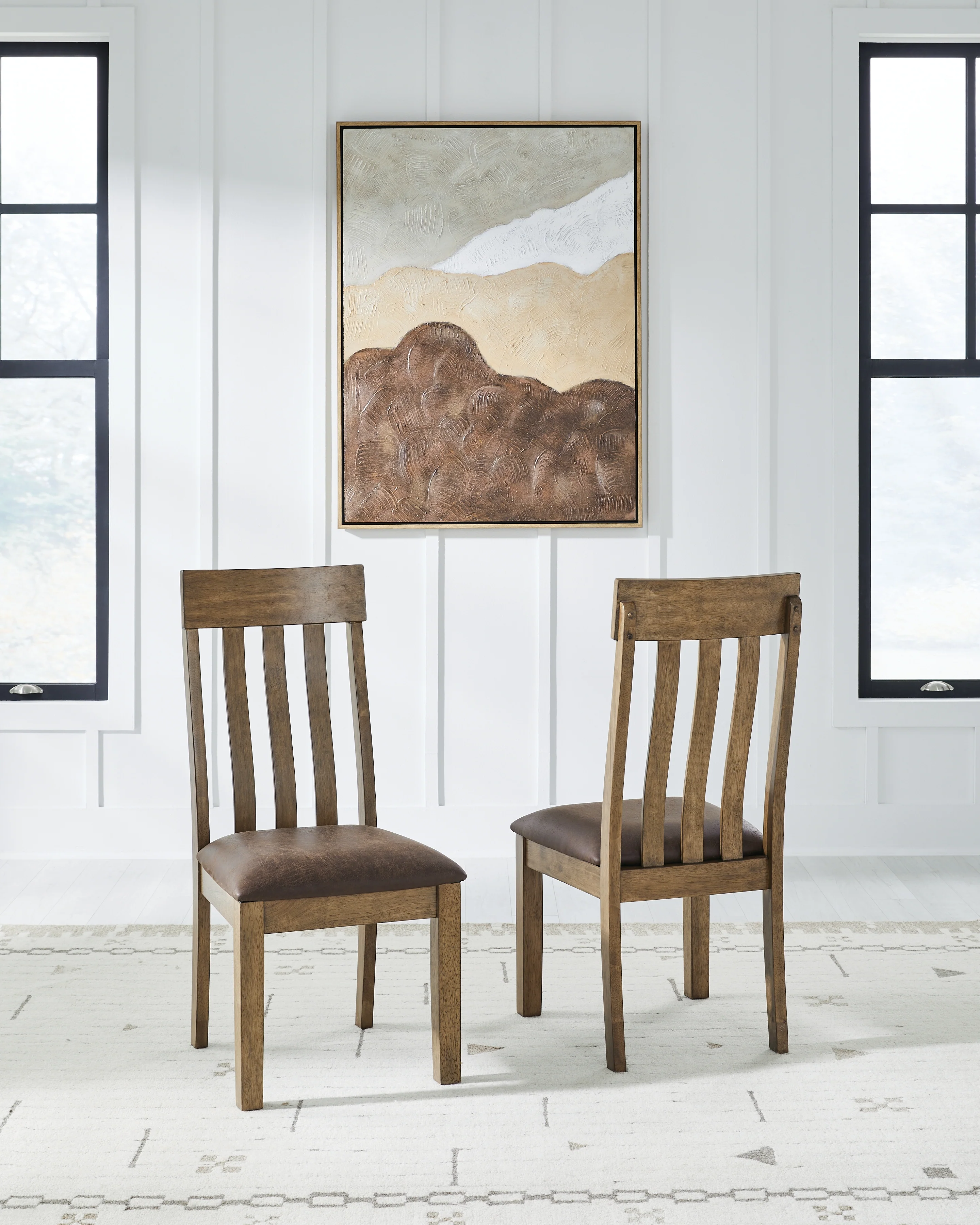 Urbinforte Light Brown Extension Dining Table and 6 Chairs (Online Special Price) - Image 11