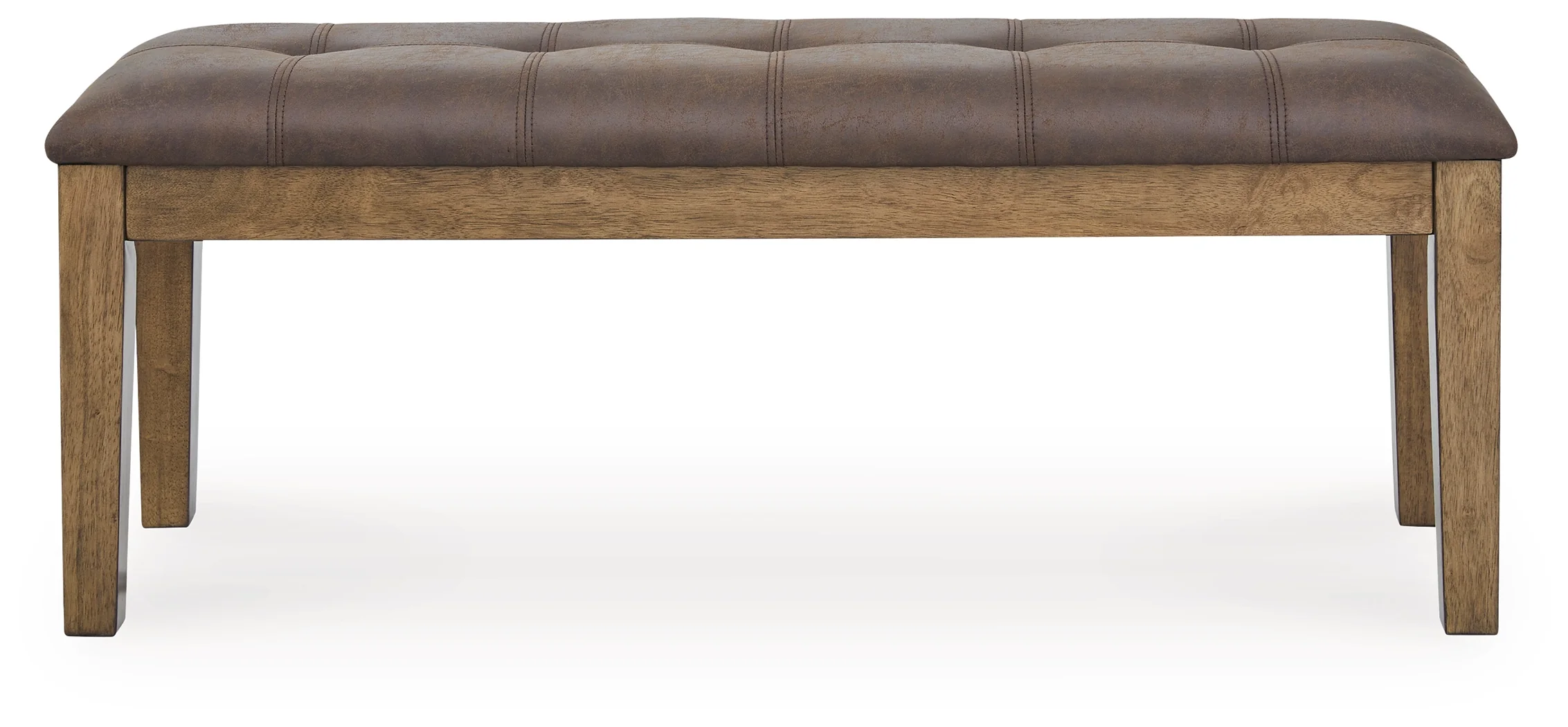 Urbinforte Light Brown Large UPH Dining Room Bench - Image 2