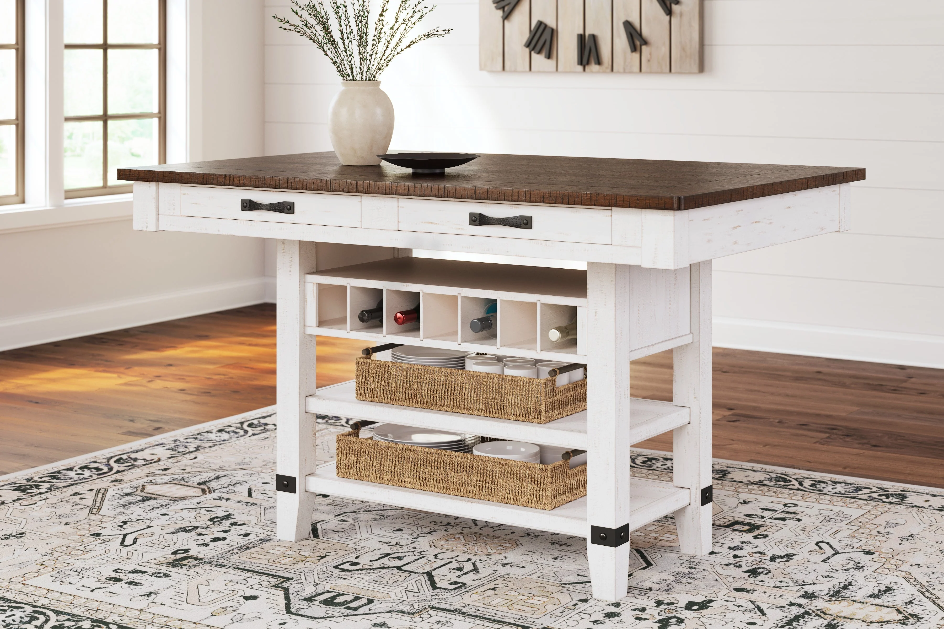 Valebeck Multi Counter Height Dining Table and 6 Barstools (Online Special Price) - Image 14
