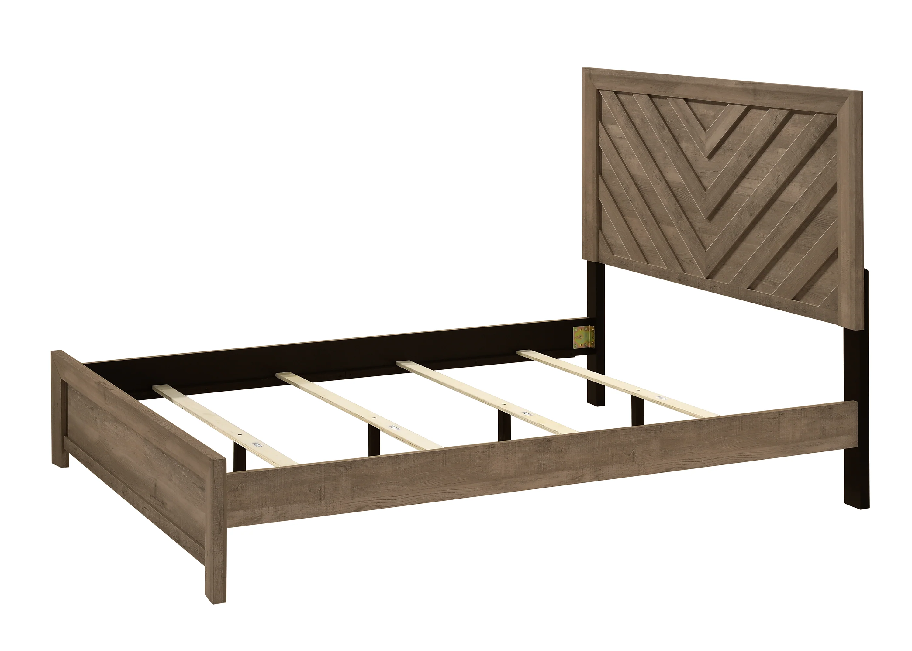 Valor Light Brown Full Panel Bed - Image 2