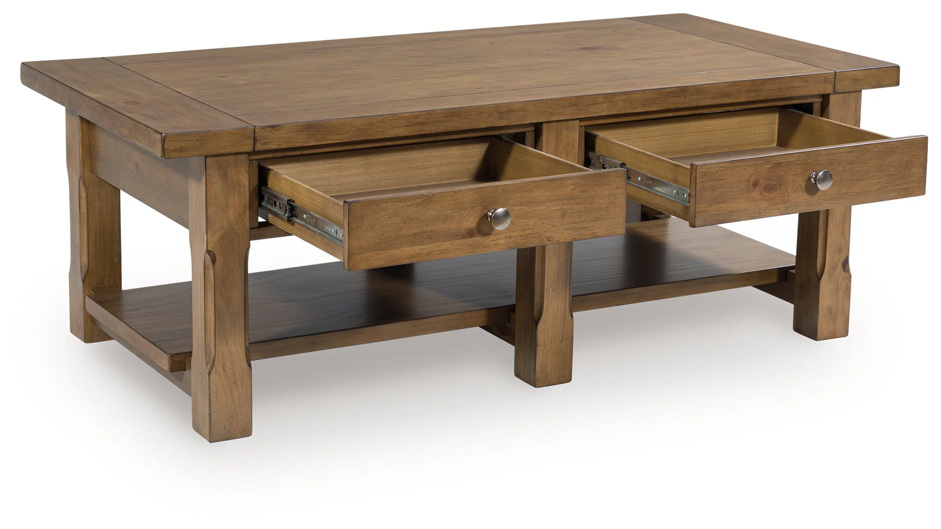 Vandenmore Medium Brown Rectangular Cocktail Table (Online Special Price) - Image 2