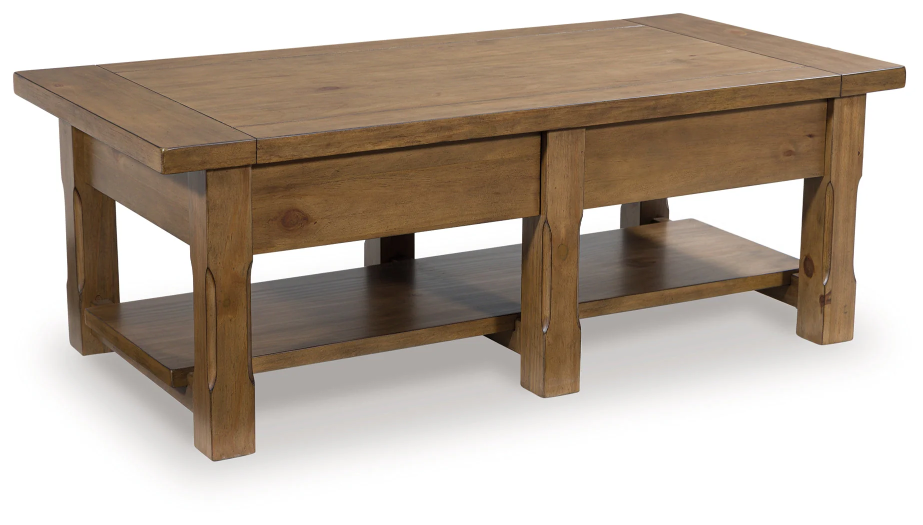 Vandenmore Medium Brown Rectangular Cocktail Table (Online Special Price) - Image 4