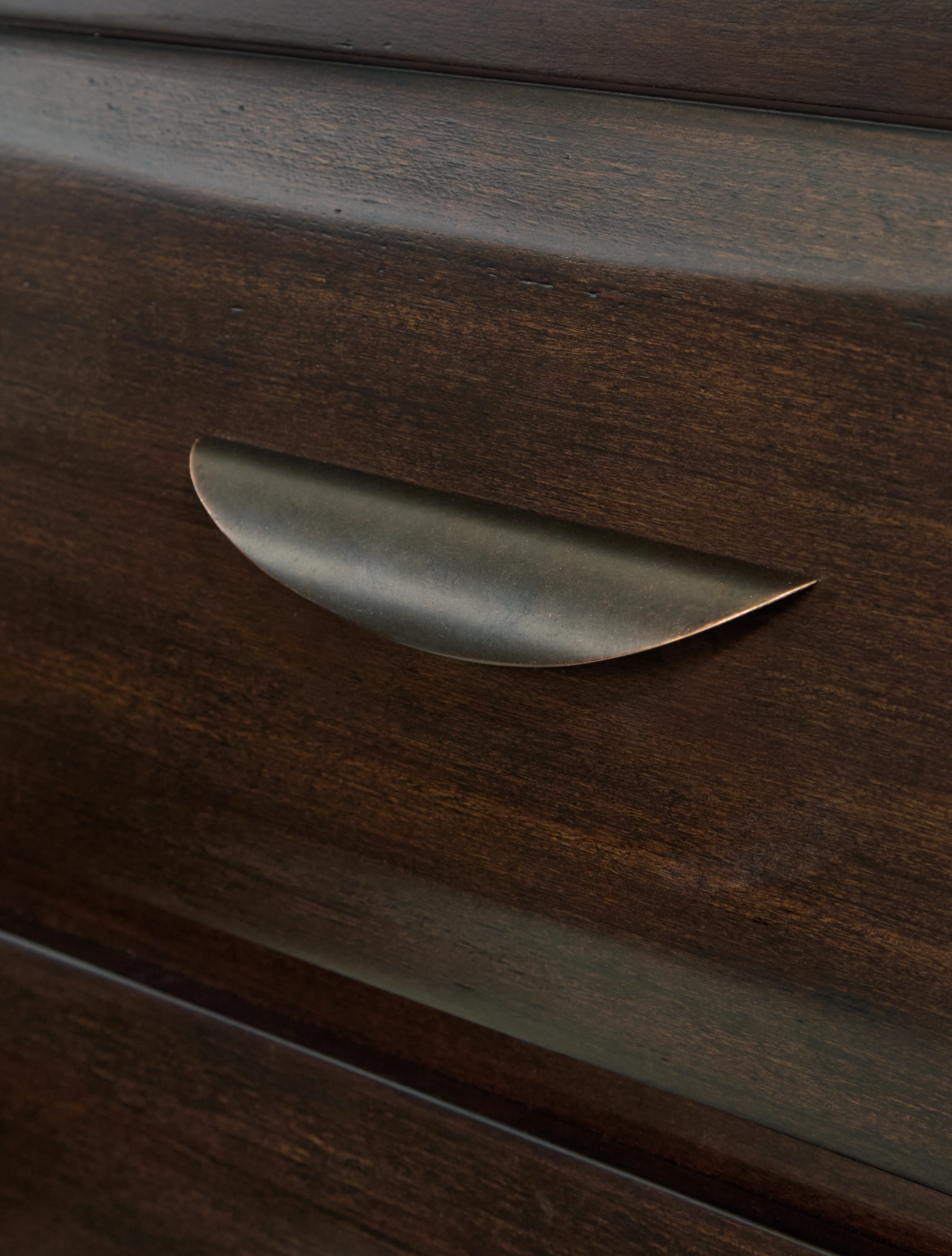 Vanmore Dark Brown Full Storage Bed - Image 3