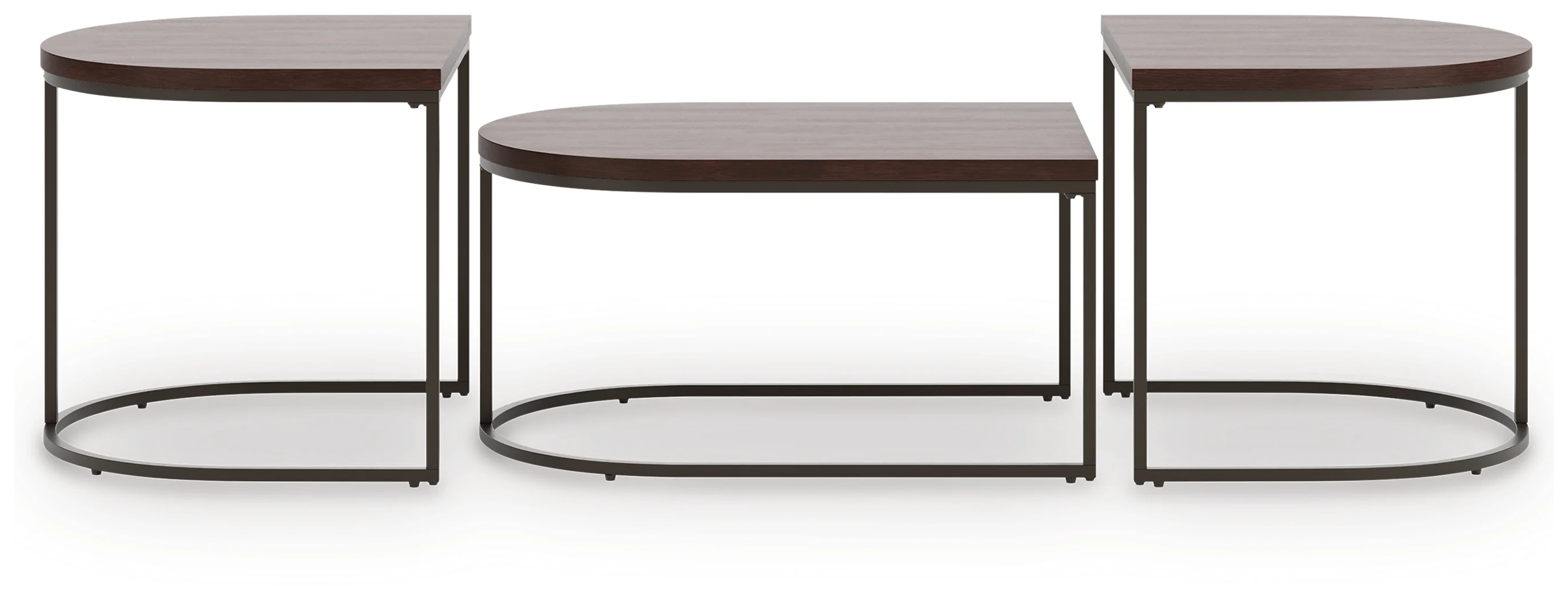 Vanmore Dark Brown Occasional Table Set (Set of 3) - Image 3