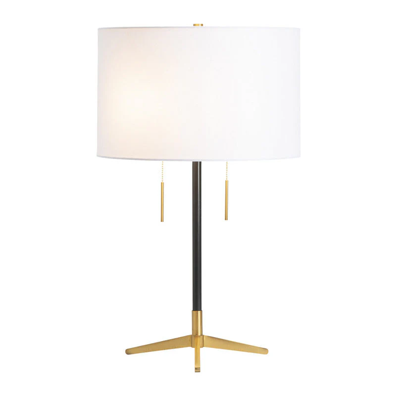 Veda Black/Gold Table Lamp (Set of 2) - Image 2
