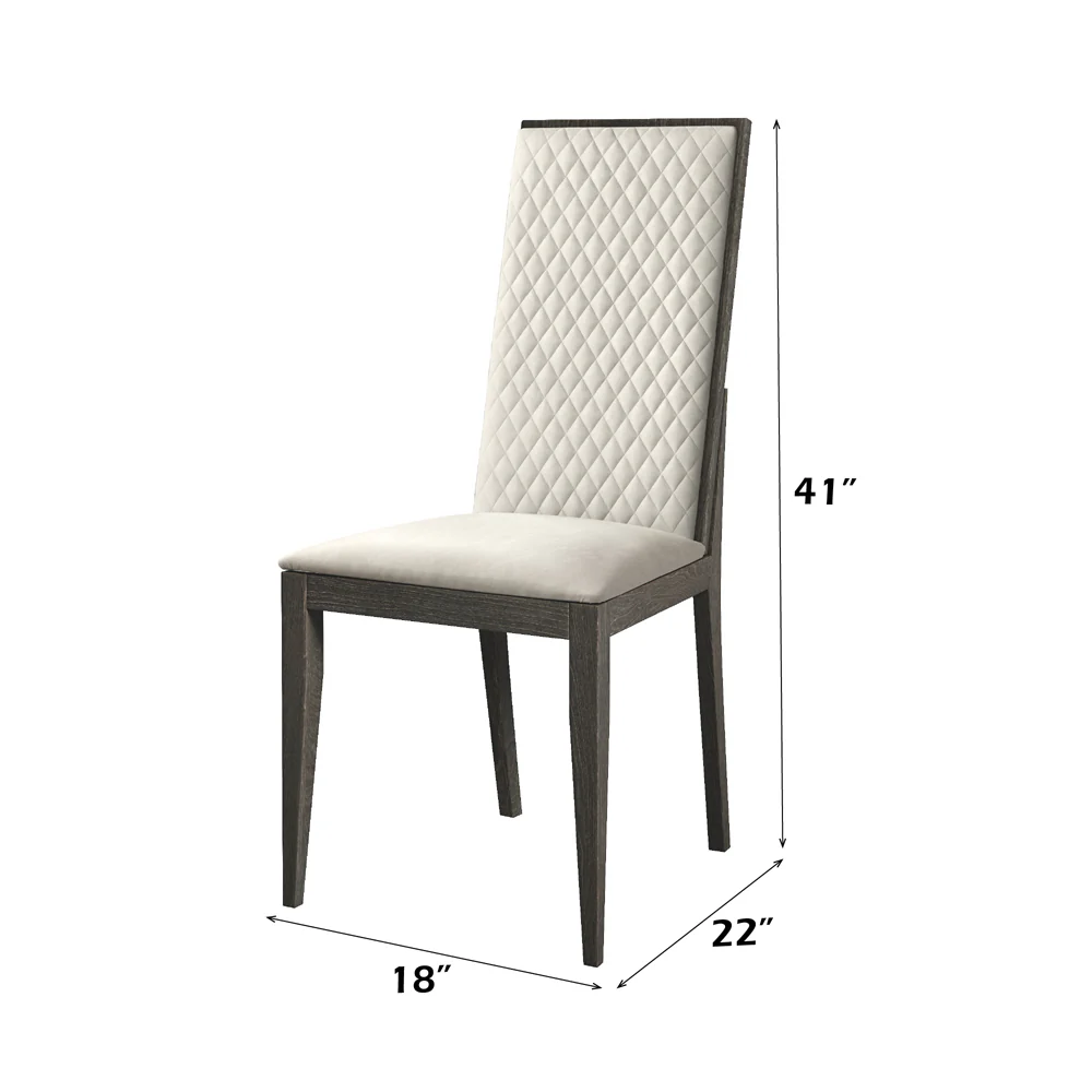 Venezia Gray Side Chair (Set of 2) - Image 6
