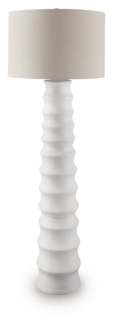 Veraleigh White Poly Floor Lamp (Online Special Price) - Image 2