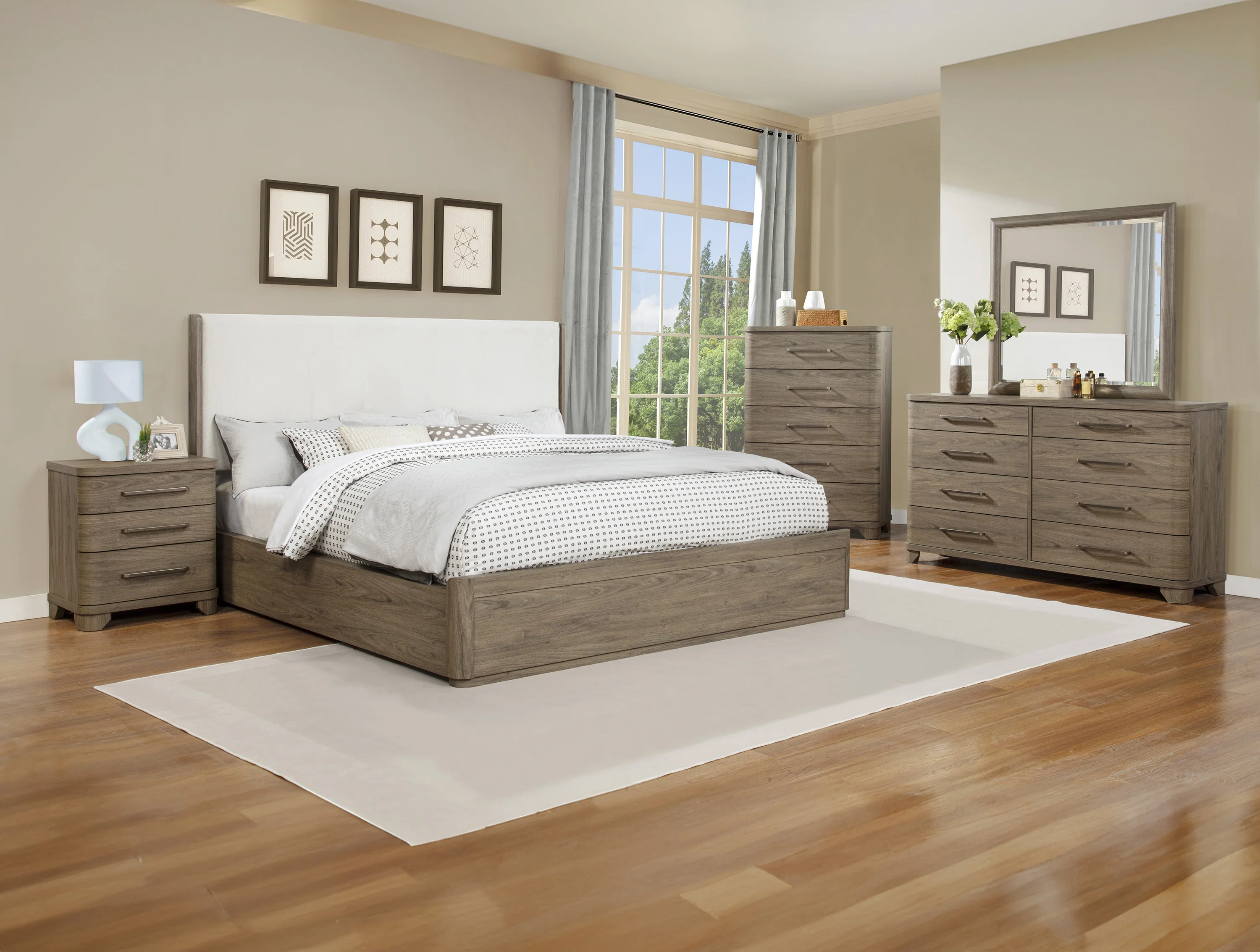 Veranda Brown King Panel Bed - Image 4