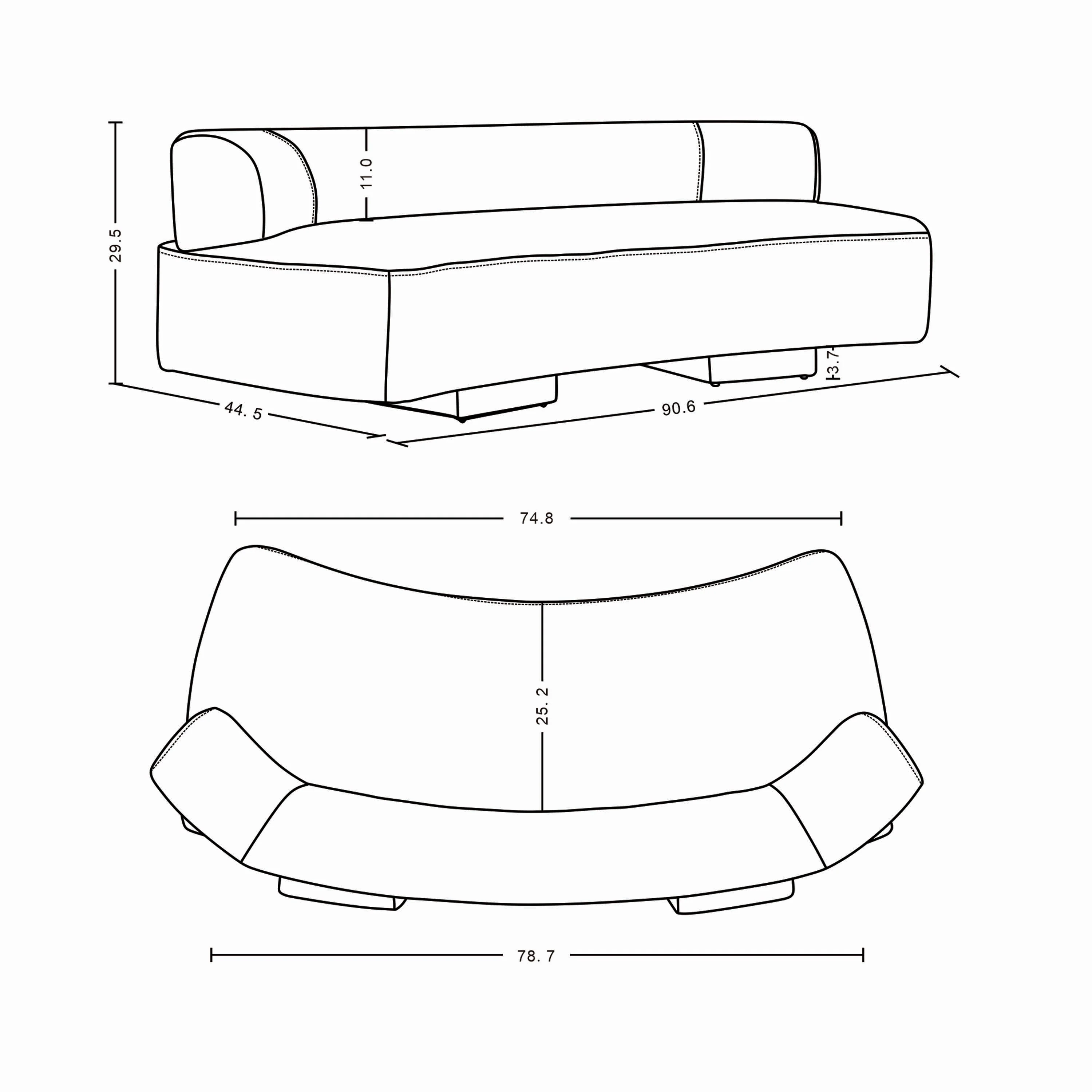 Verandah Sofa in Beige - Image 3