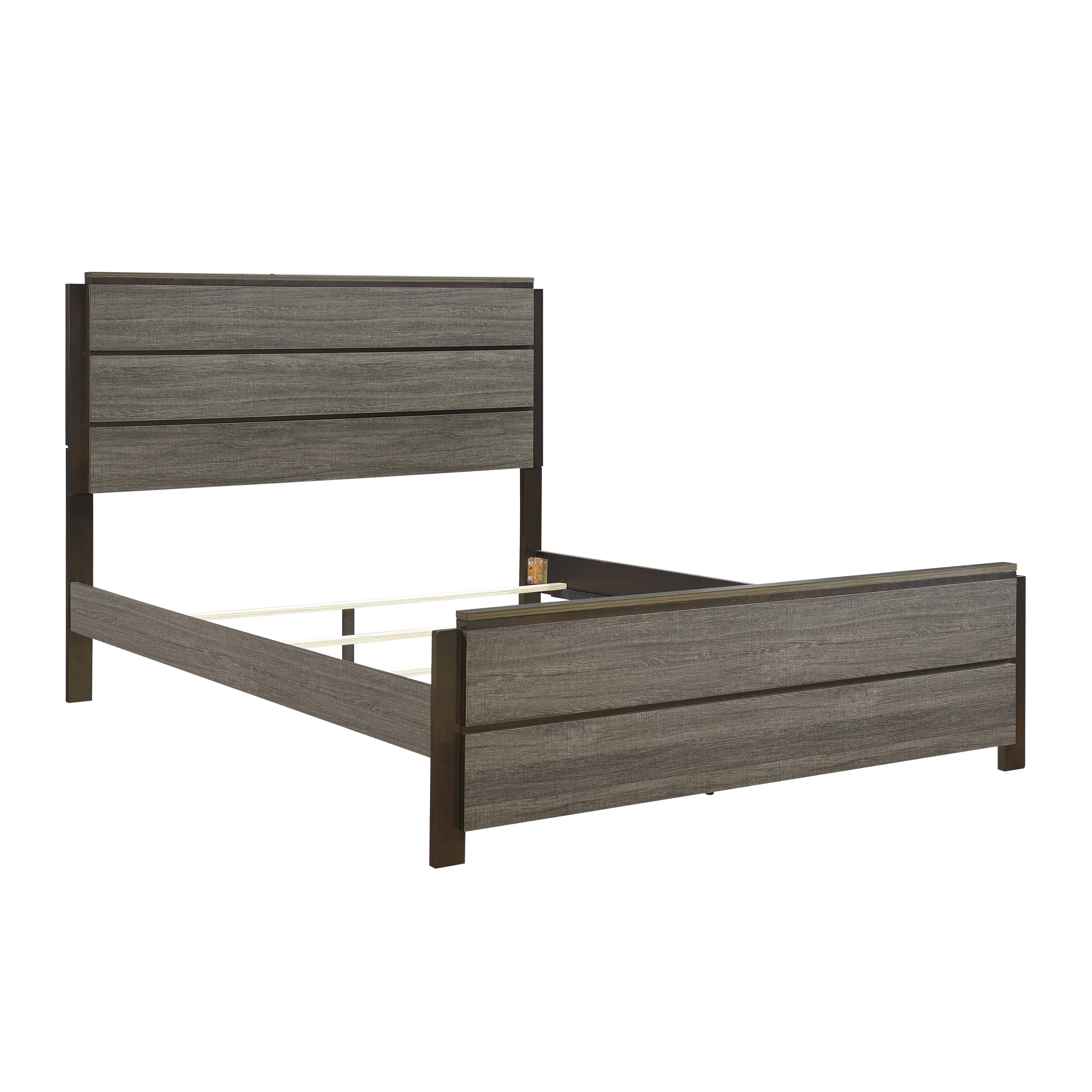 Vestavia Antique Gray/Dark Brown 4-piece Queen Bedroom Set - Image 5