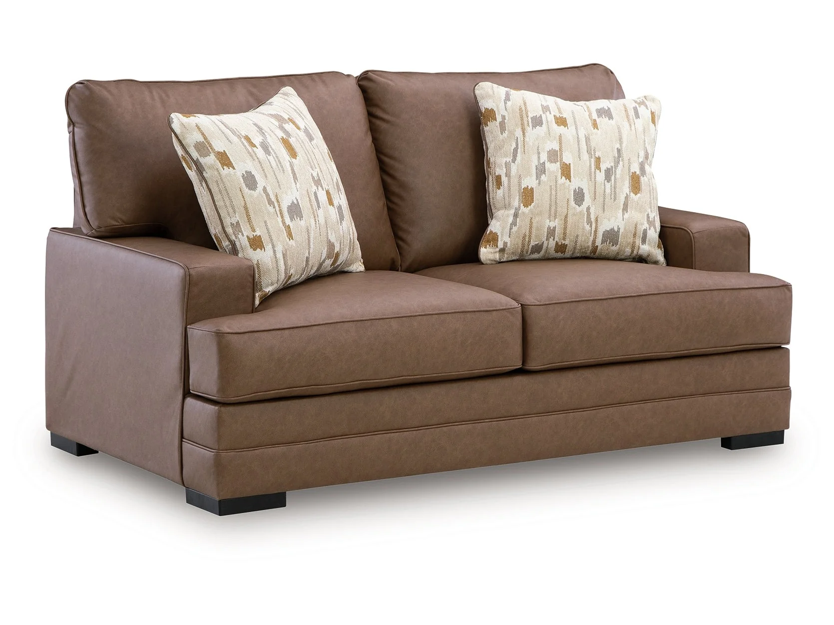 VillaCourt Caramel Loveseat - Image 2
