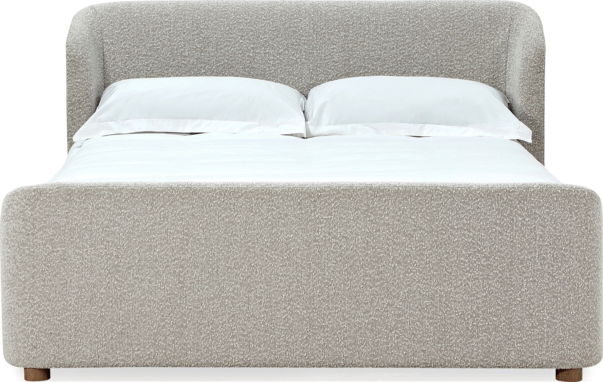 Virgil Kiki Cotton Ball California King Upholstered Platform Bed - Image 8