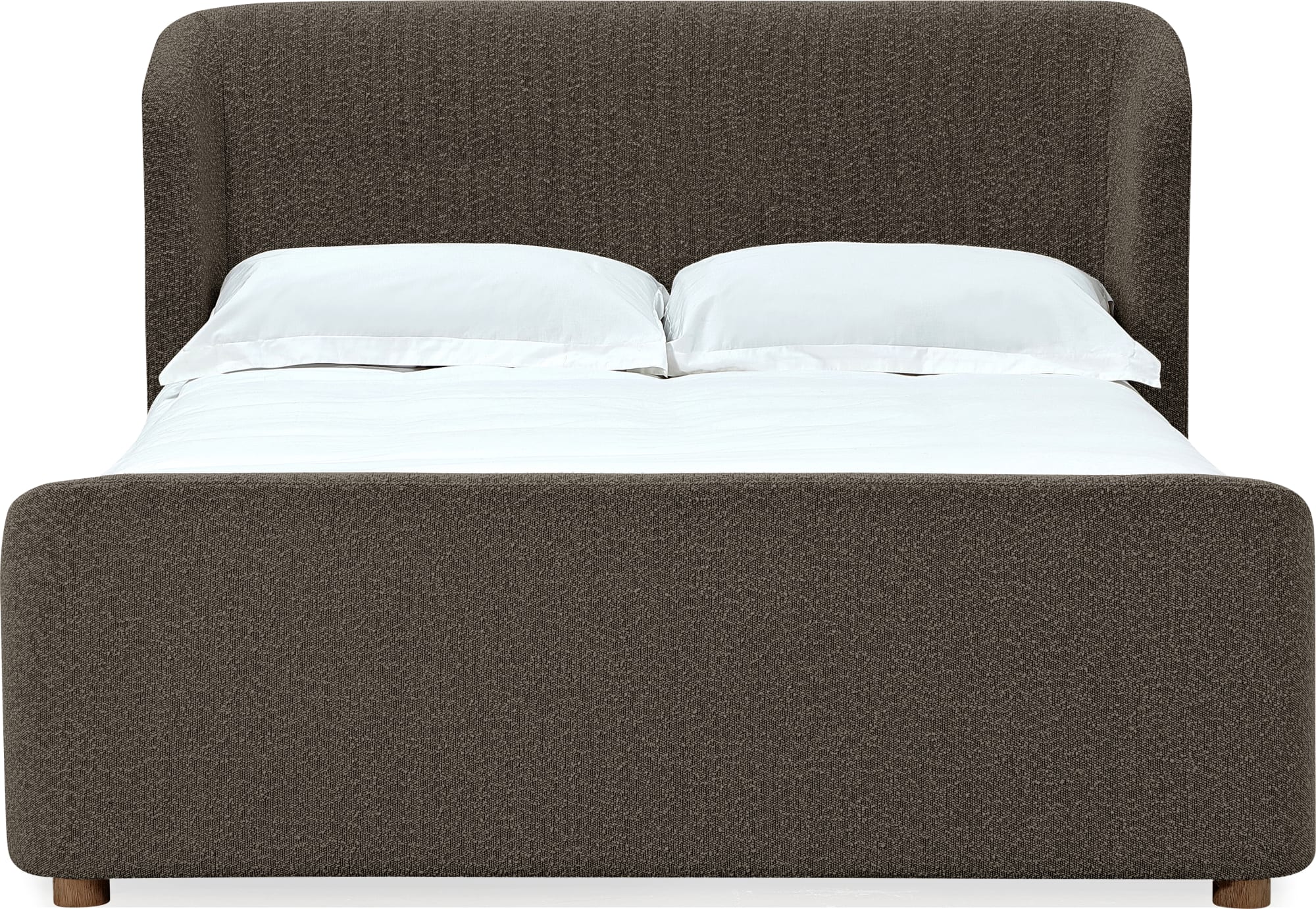 Virgil Kiki Pumpernickel California King Upholstered Platform Bed - Image 7