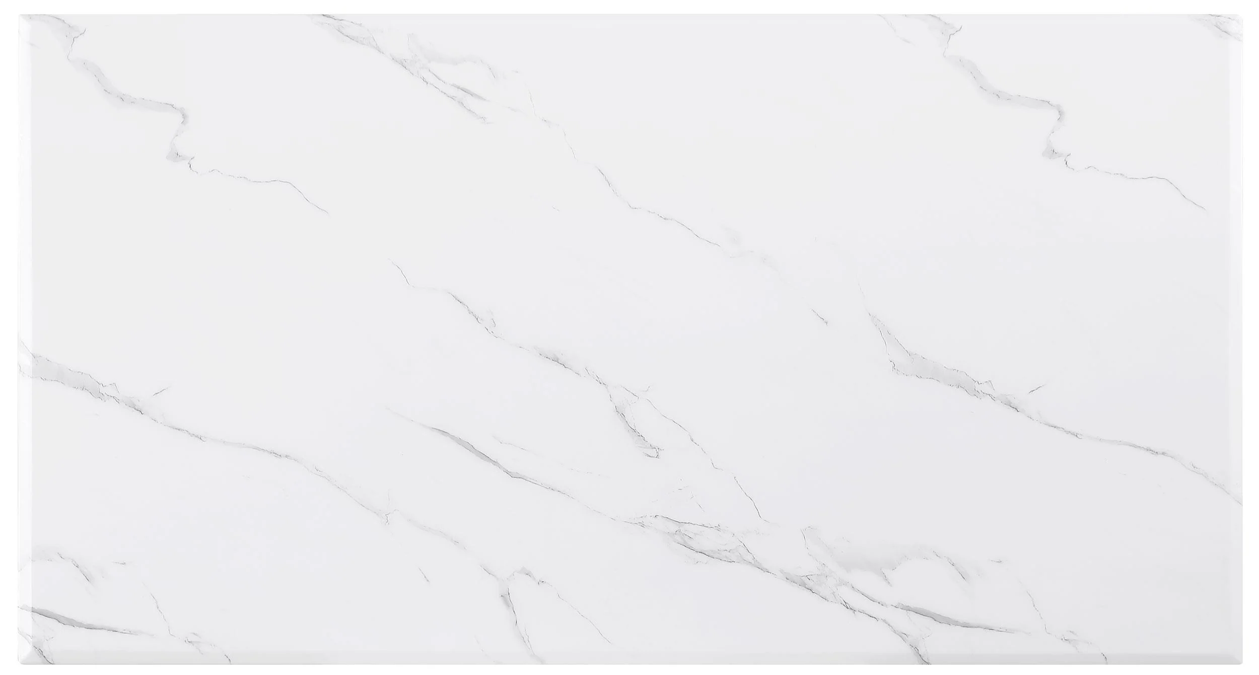 Visalia White 2-piece Faux Marble Coffee and End Table Set - Image 5