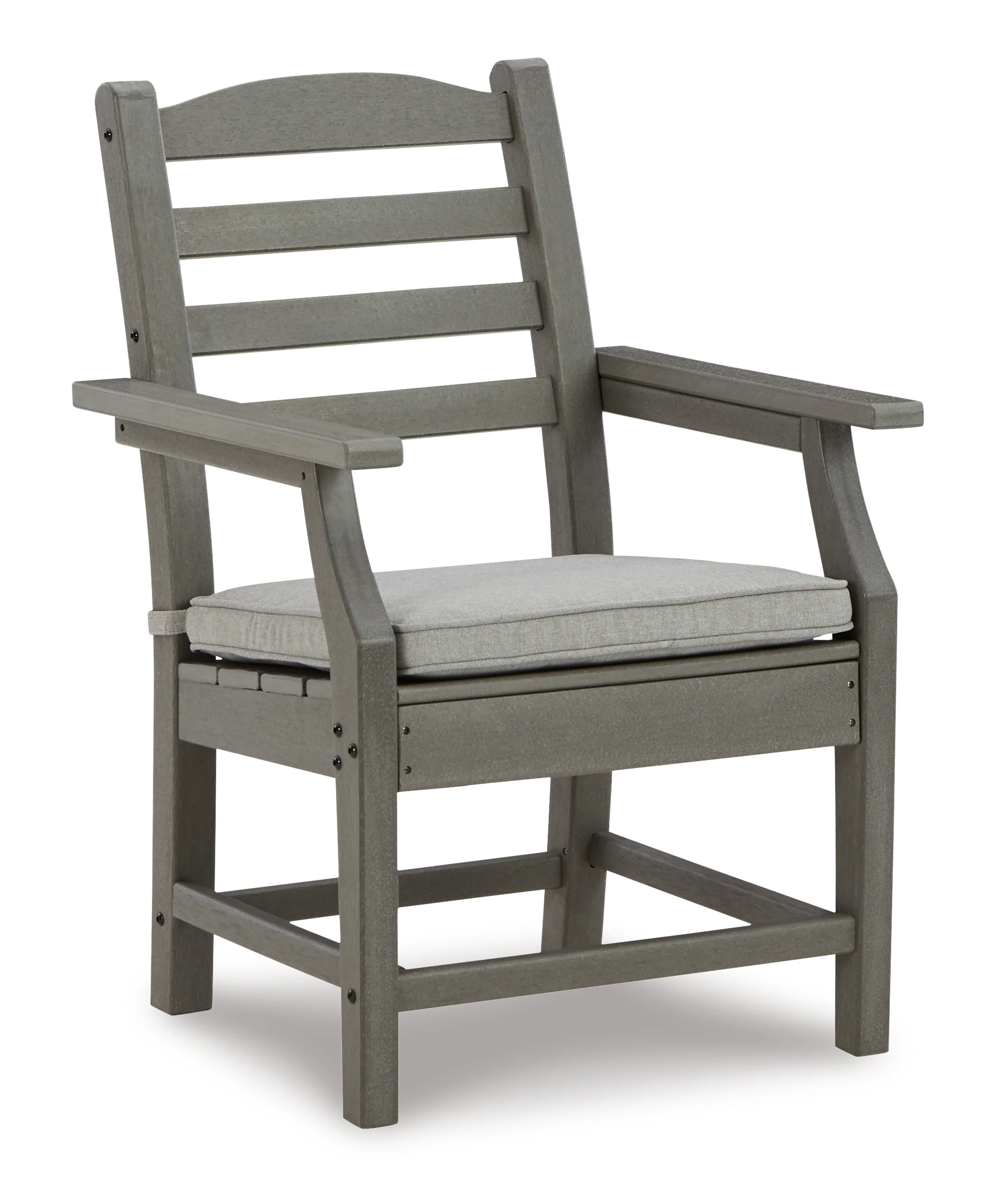 Visola Gray Outdoor Dining Table w/6 Chairs - Image 9