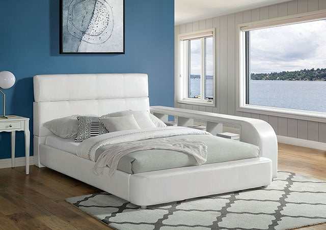Vodice White Queen Bed - Image 2