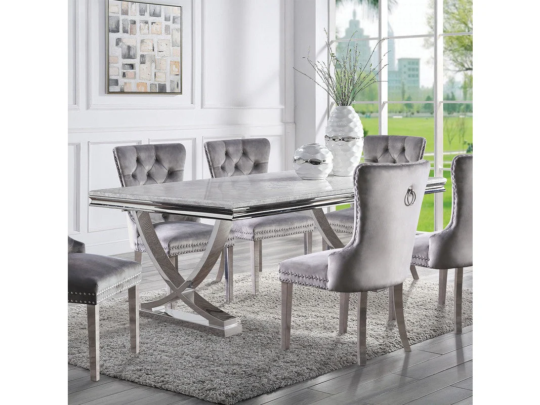 Wadenstil Chrome Dining Table