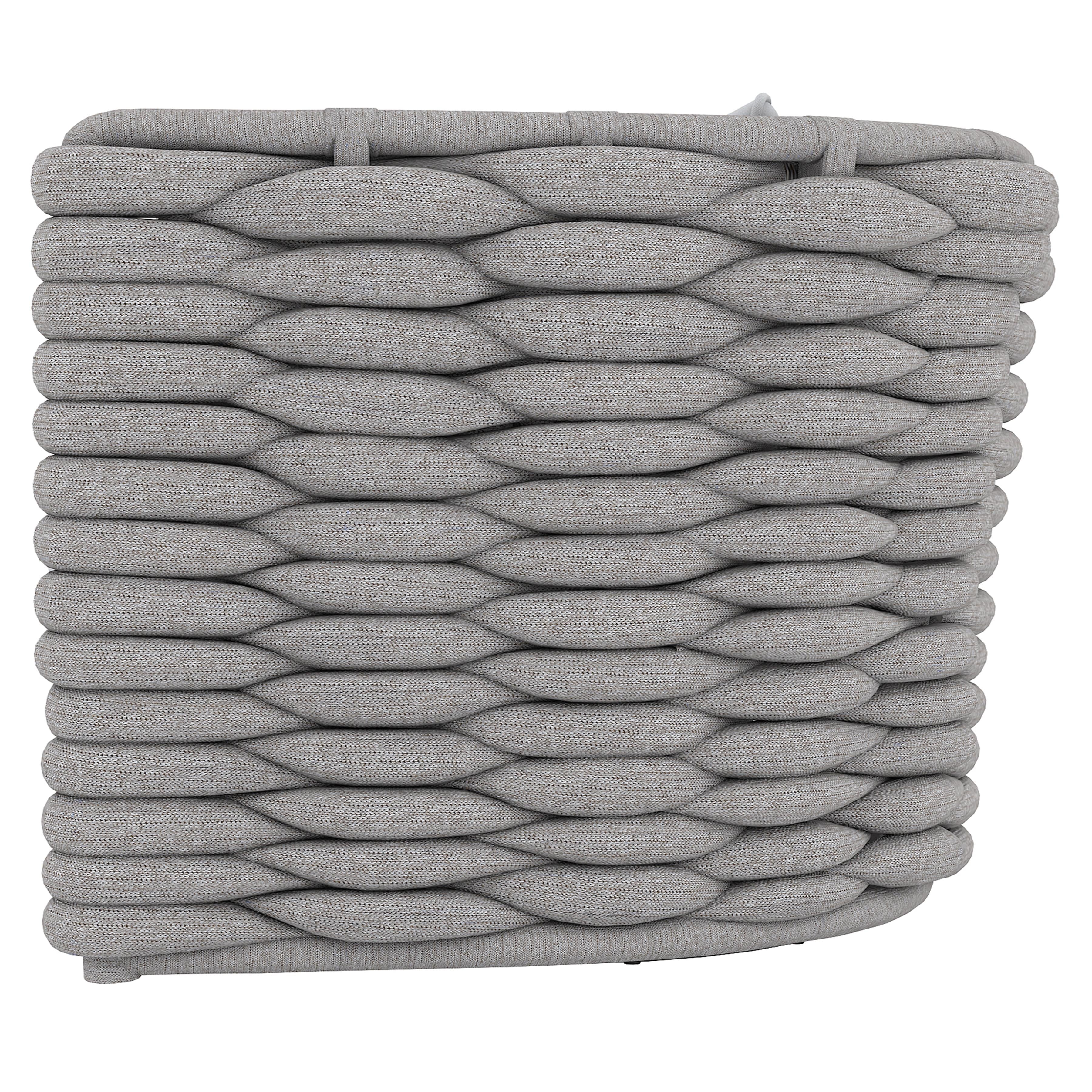 Wailea Nordic Grey/White/Cream Outdoor Chair - Image 4