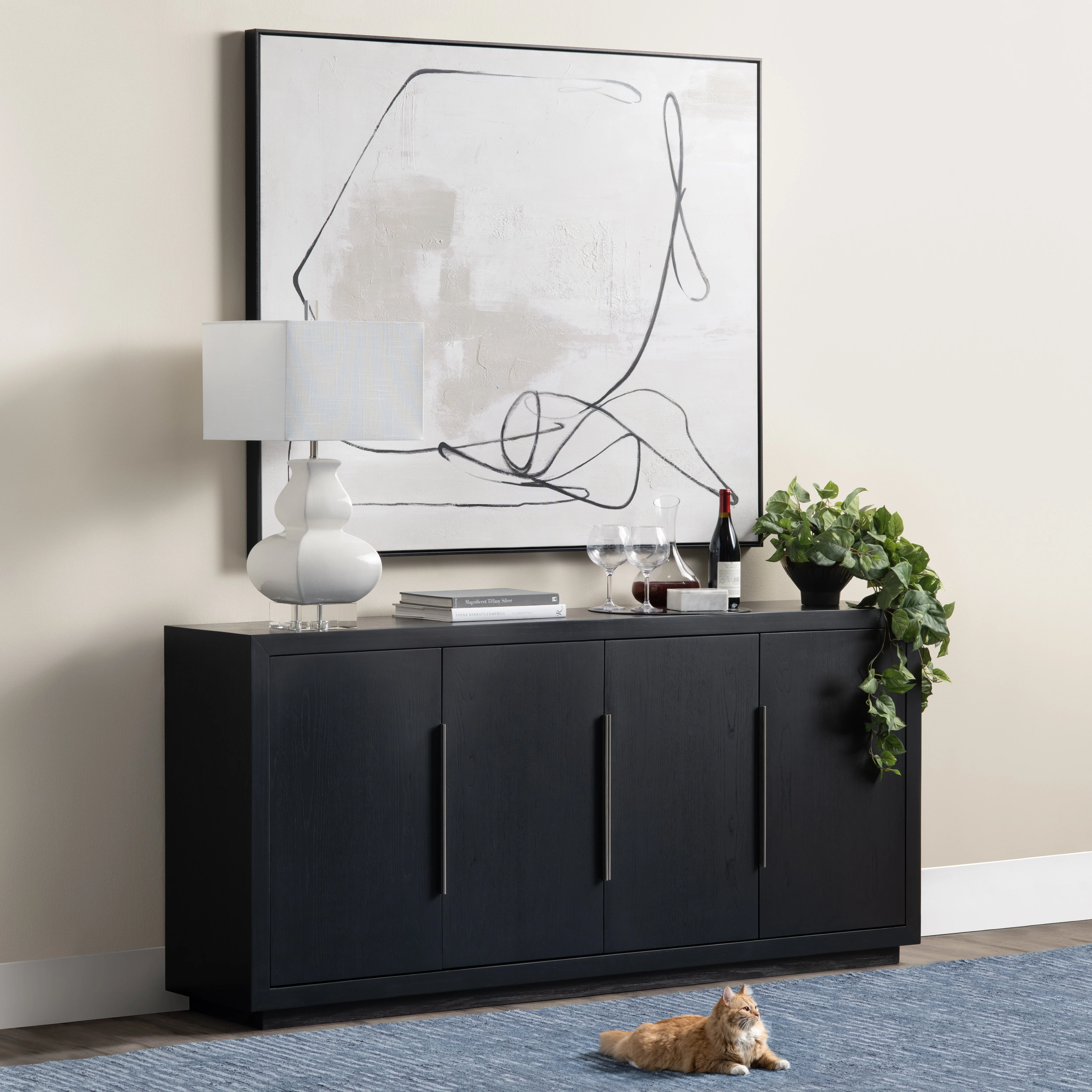 Waldorf 1 Brown/Black Canvas - Image 3